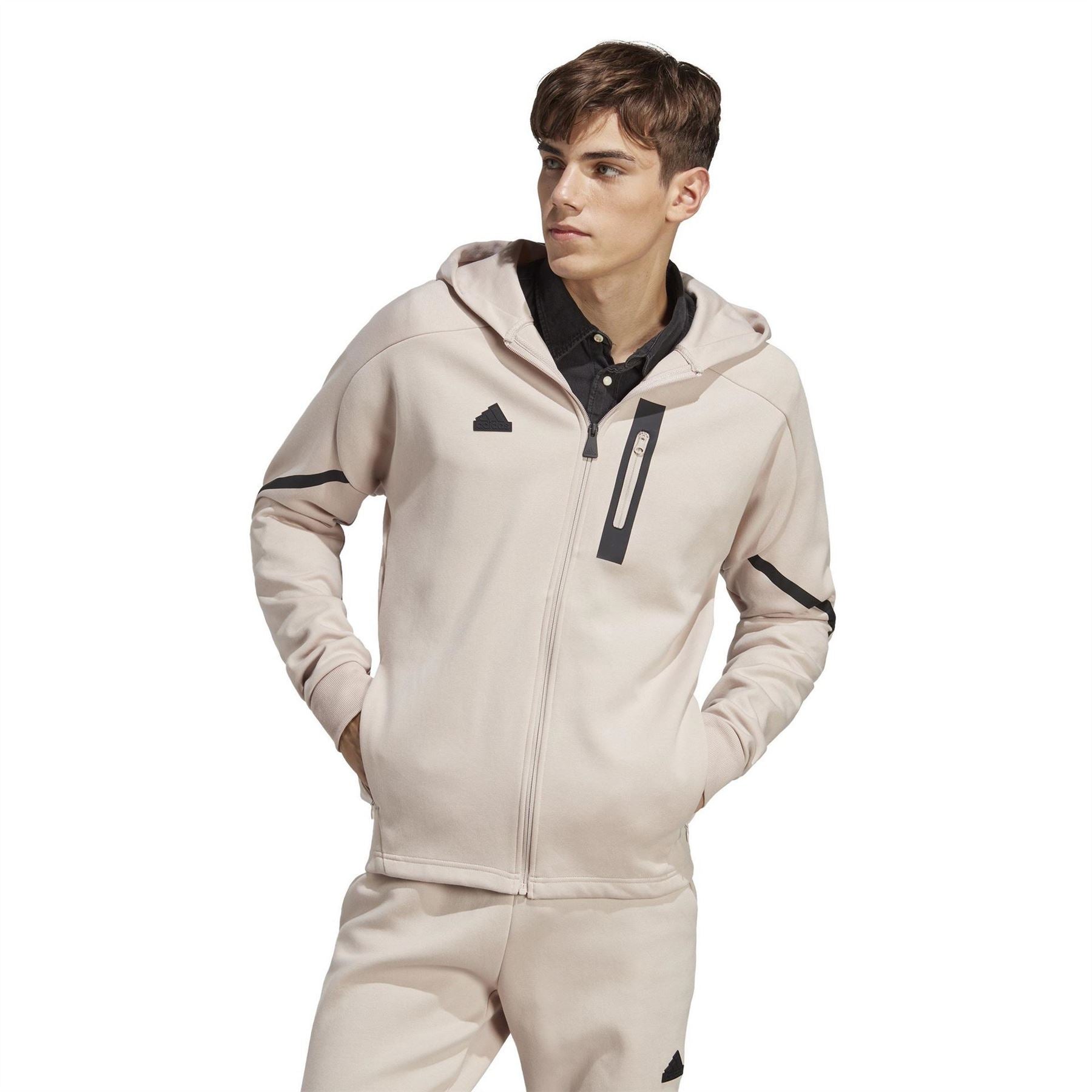 adidas Mens Full Zip Hoodie