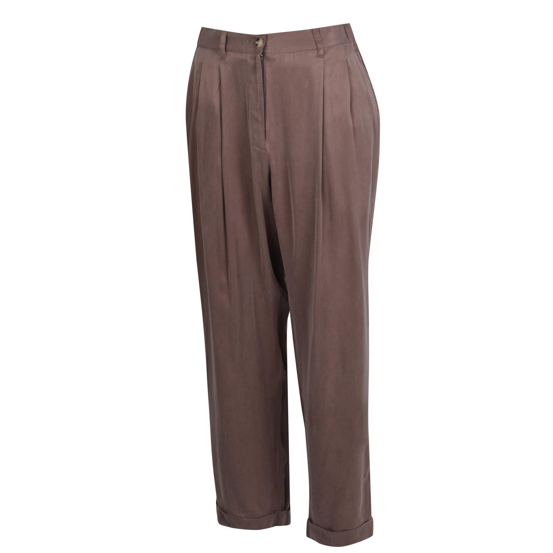 French Connection Cupro Pleat Front Trousers