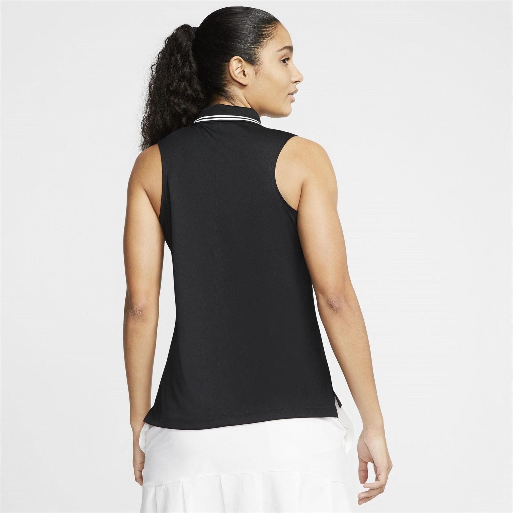Nike Womens Dri Fit Victory Sleeveless Golf Polo