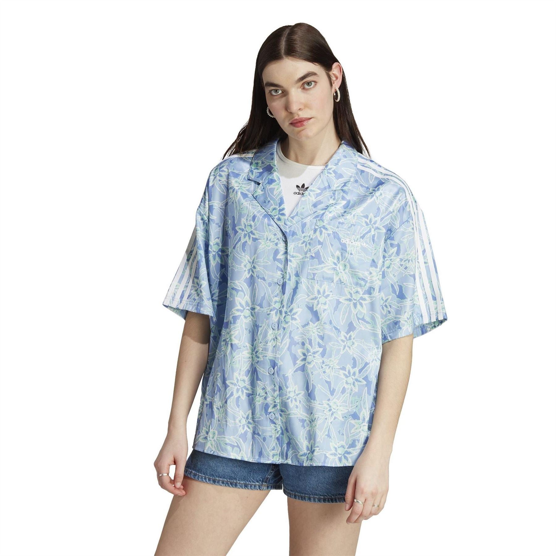 adidas Originals Relaxed Fit Resort Shirt