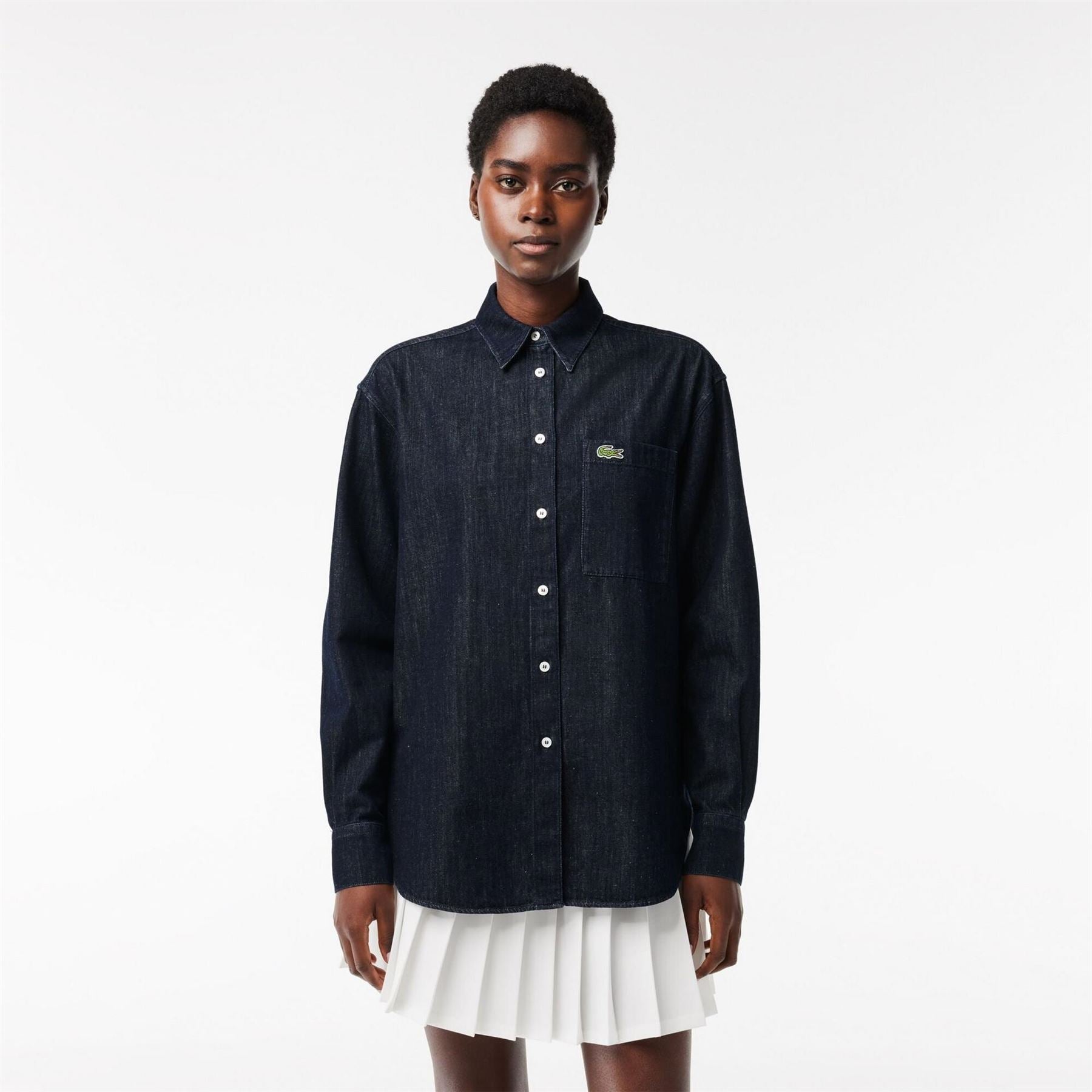 Lacoste Denim Long Sleeve Regular Fit Shirt