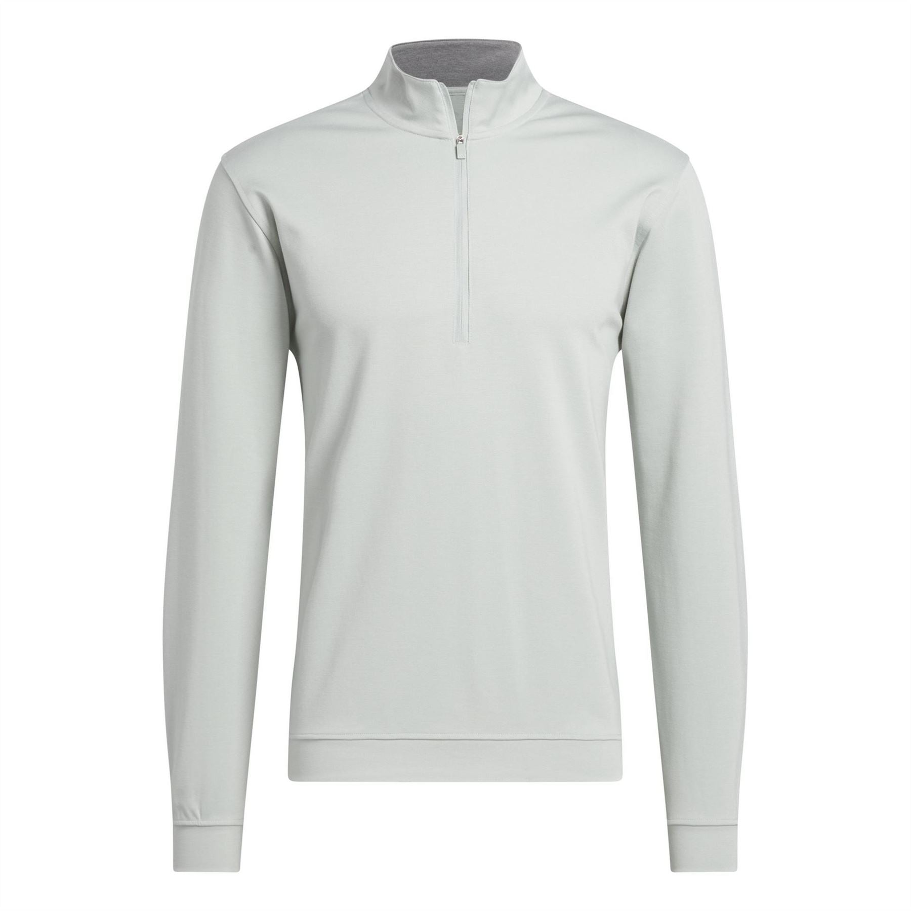 adidas Elevated Zip Neck Long Sleeve Sweatshirt