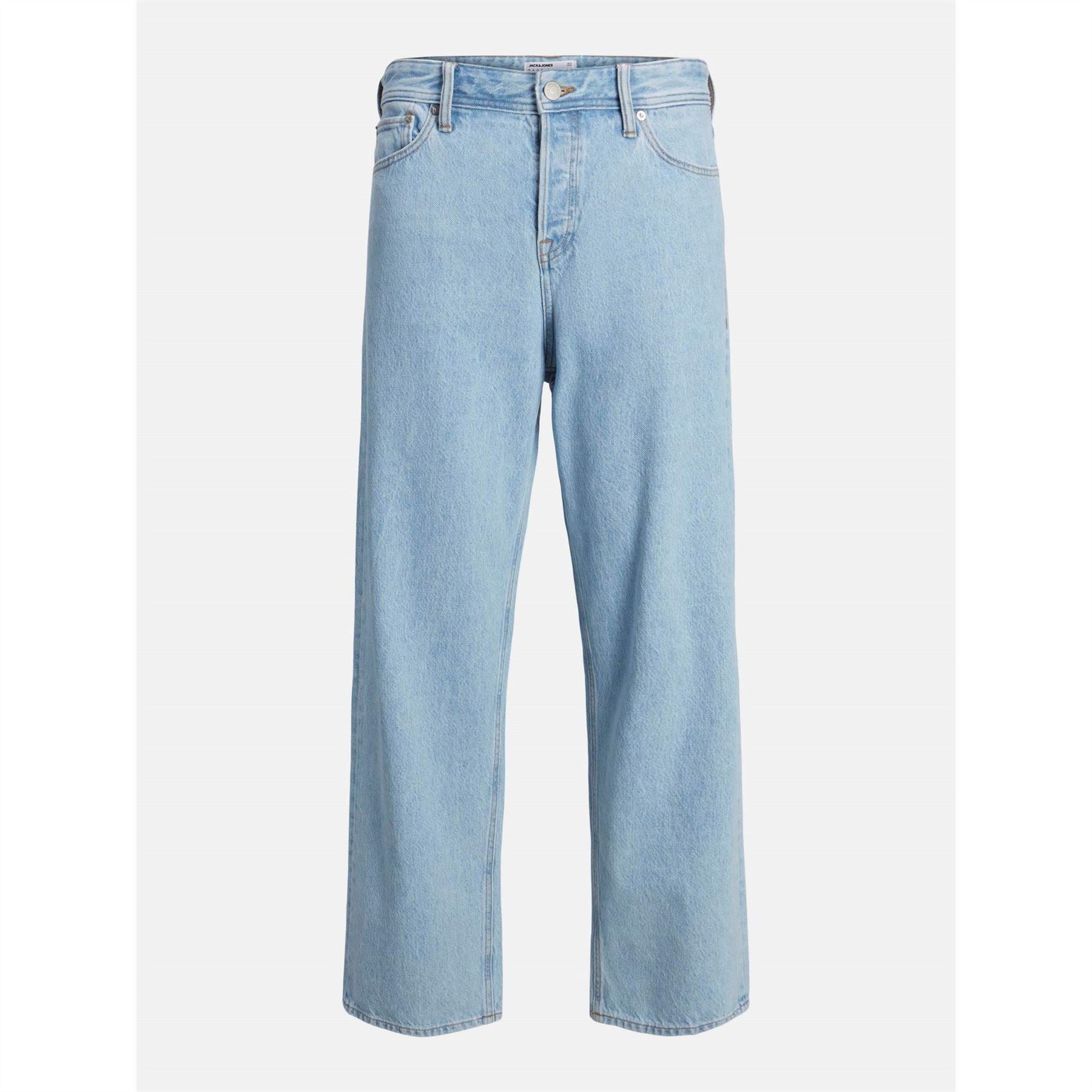 Jack and Jones Alex Wide Leg Mid Rise Jeans