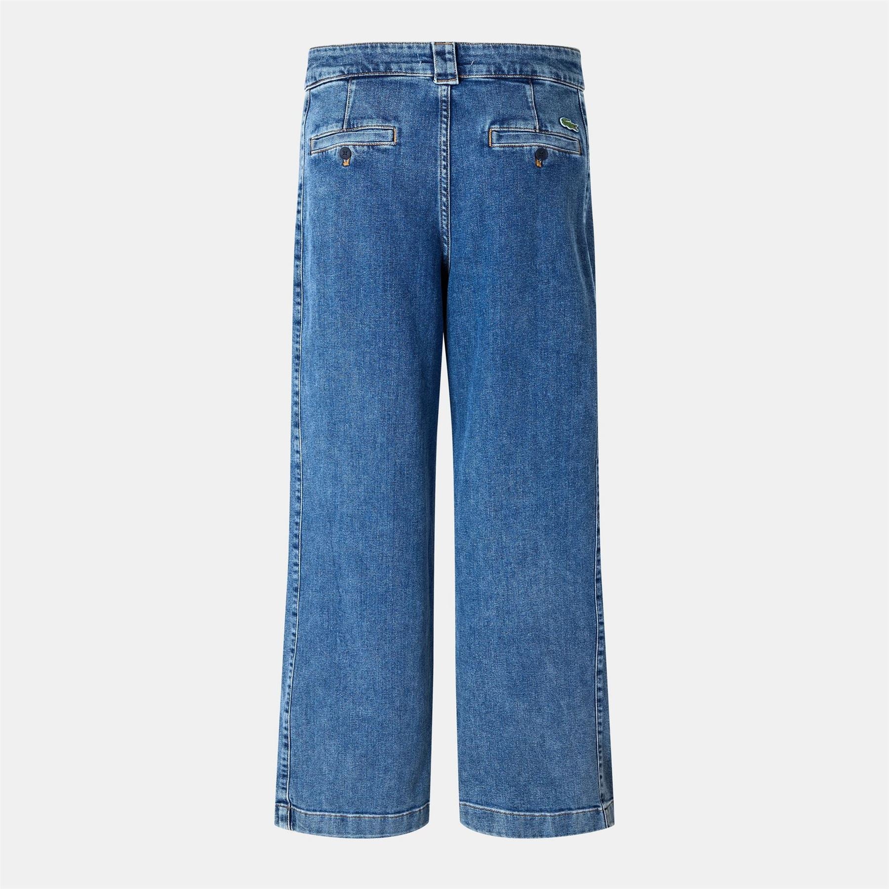 Lacoste Wide Leg Relaxed Fit Jeans