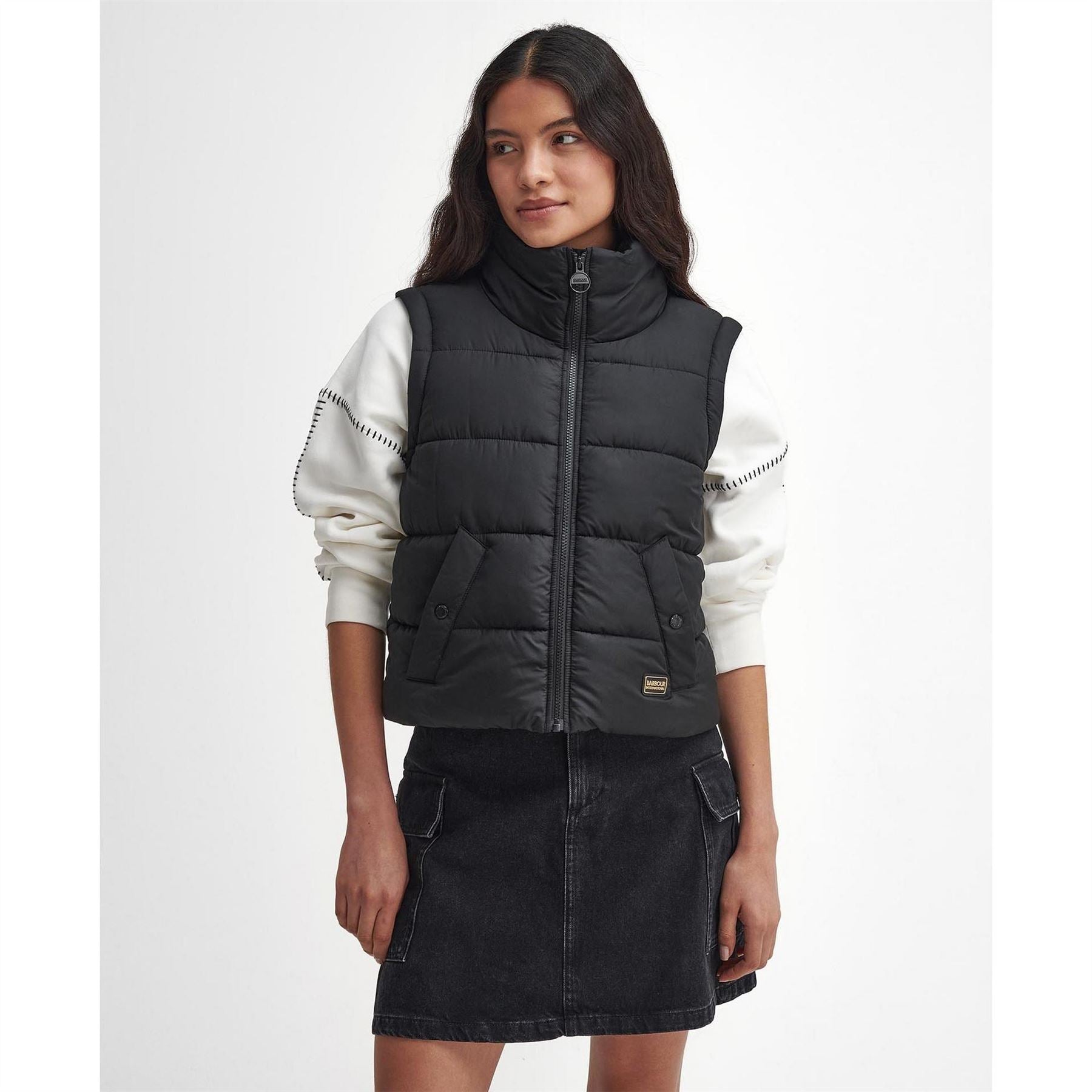 Barbour International Convertible Puffer Jacket