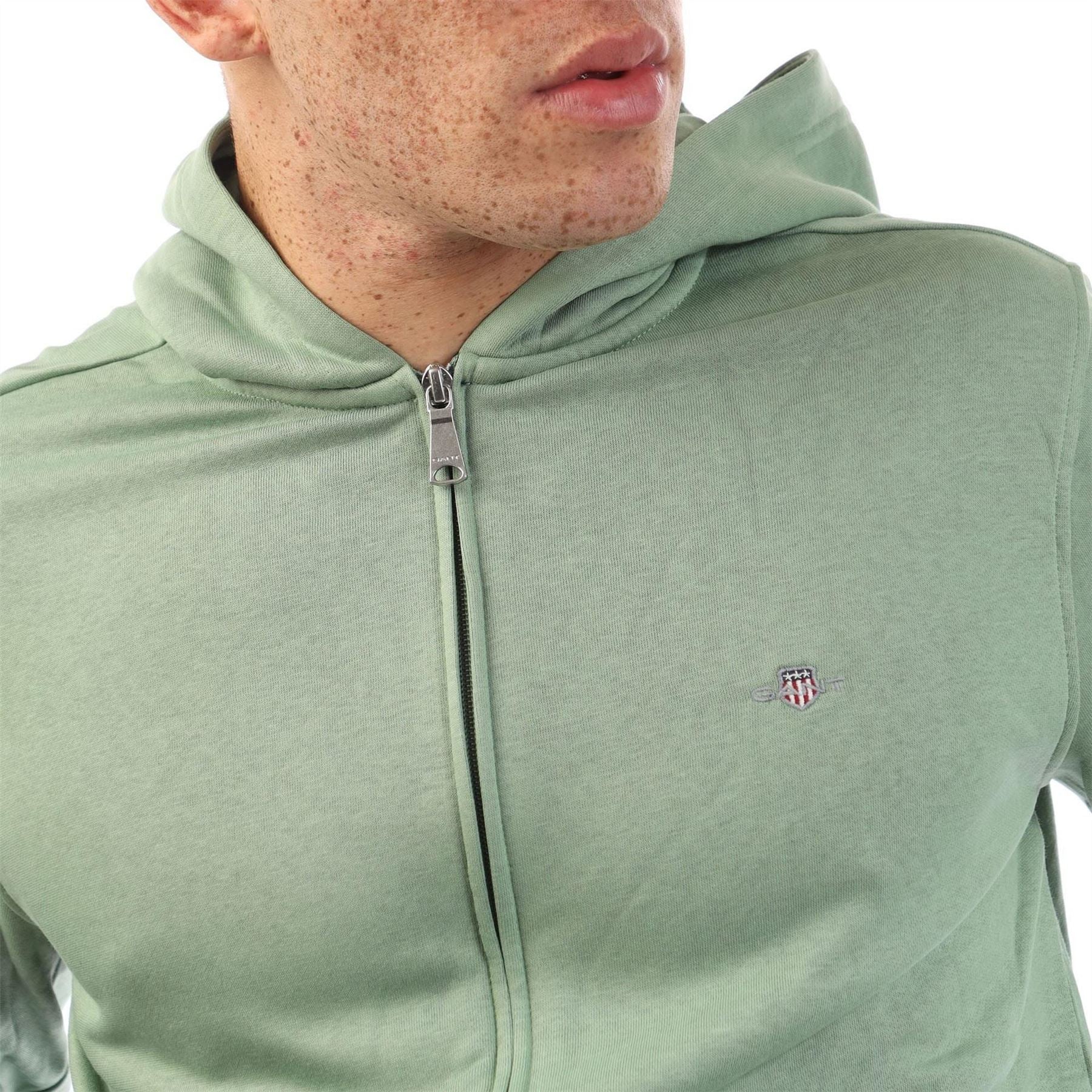 Gant Logo Zip Hoodie