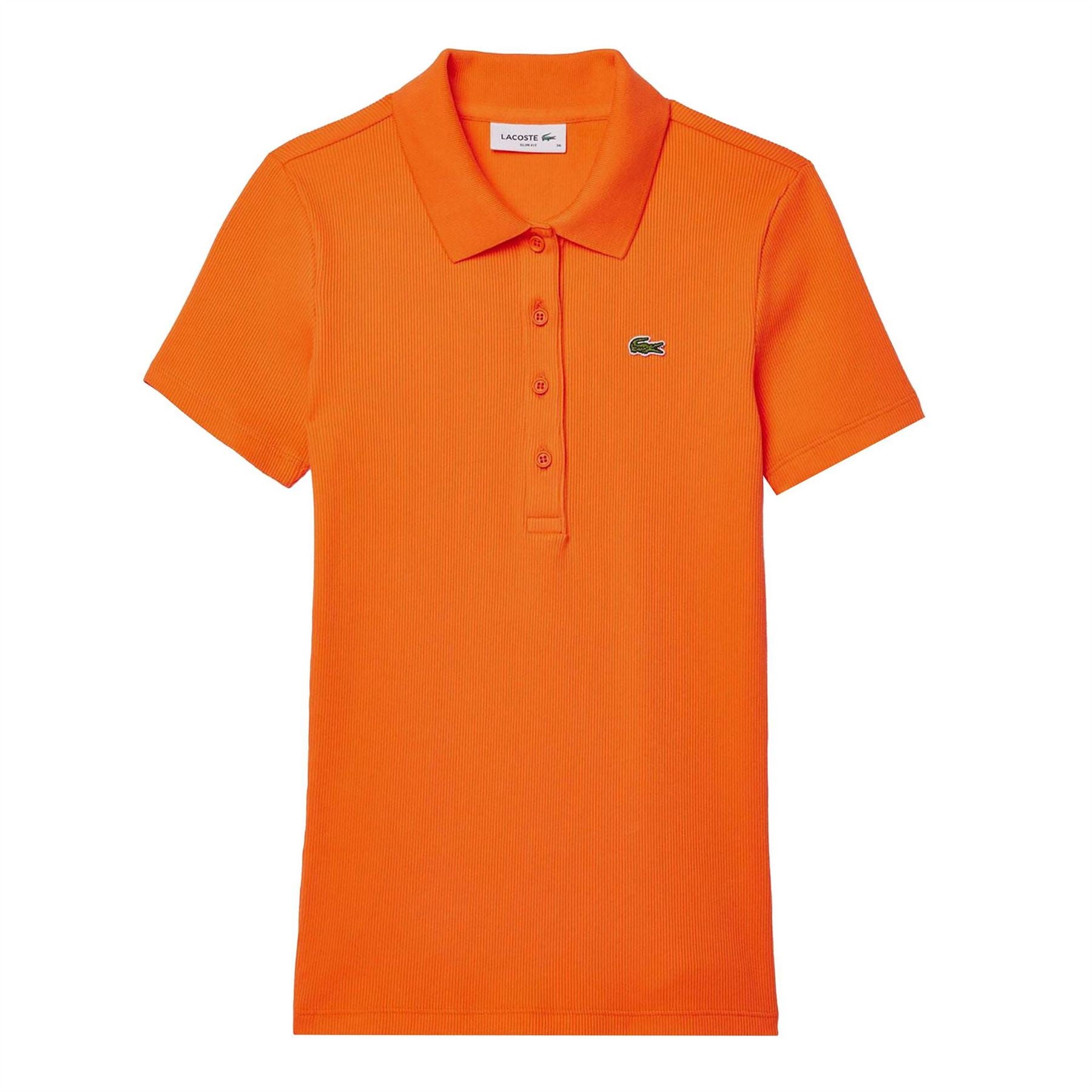 Lacoste Fit L.12.d Ribbed Cotton Polo Shirt