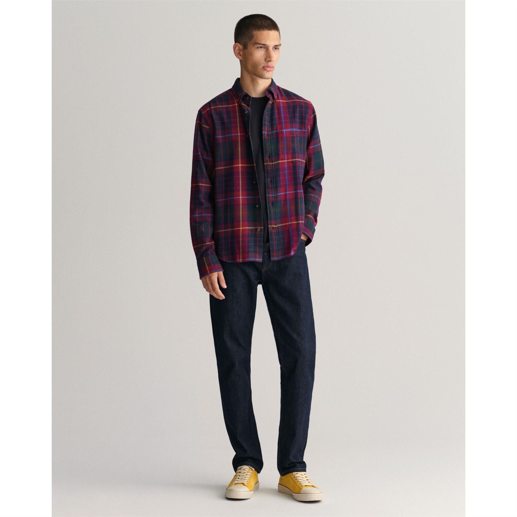 Gant Fit Plaid Flannel Checked Shirt