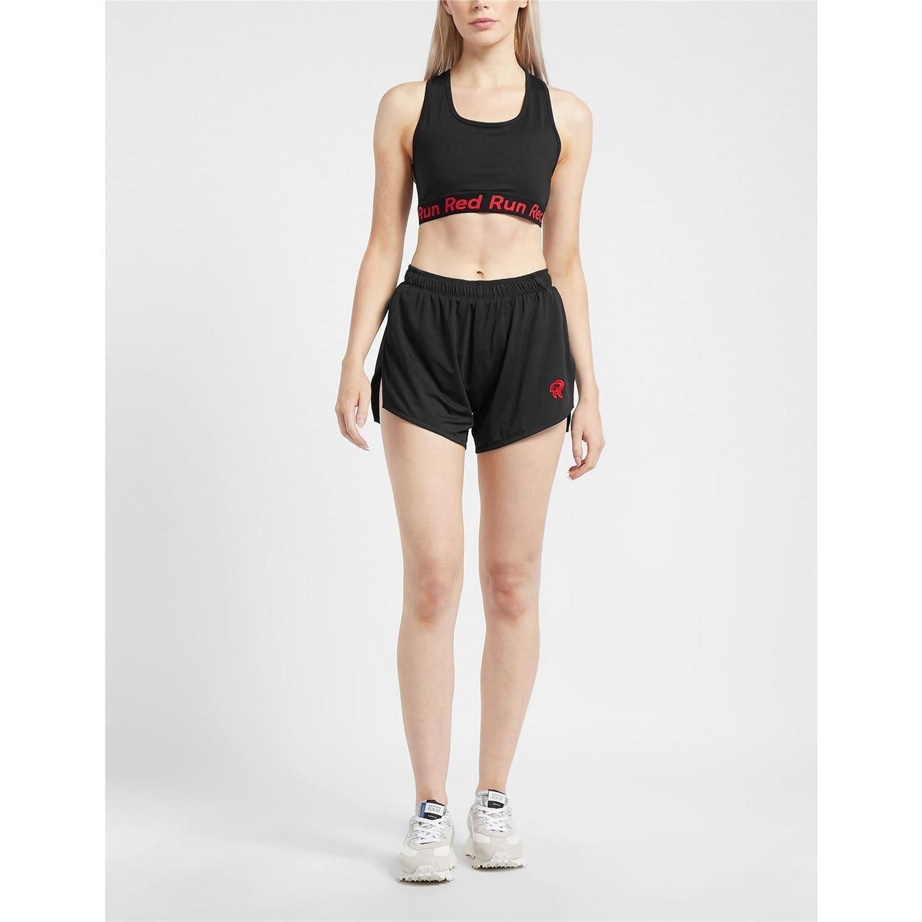 Red Run Running Shorts