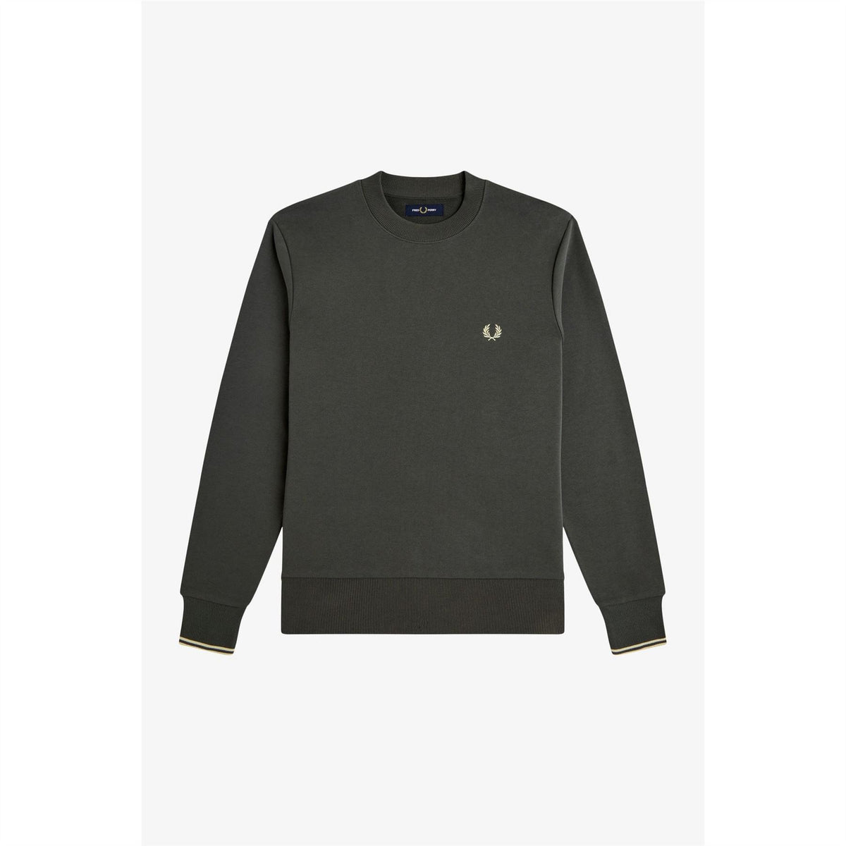 Fred Perry Crew Neck Cotton Sweatshirt