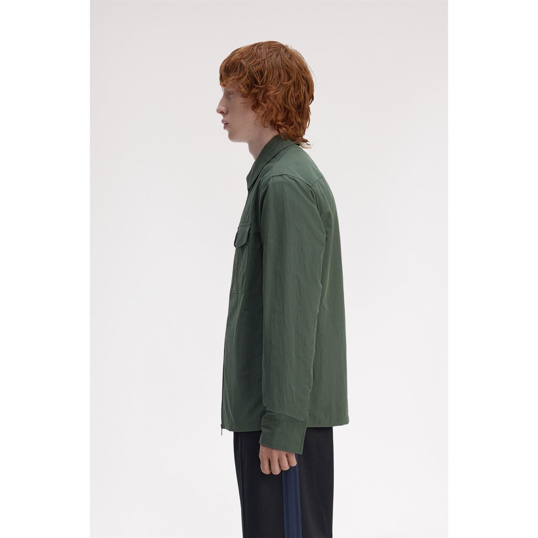 Fred Perry  Long Sleeve Zip Overshirt