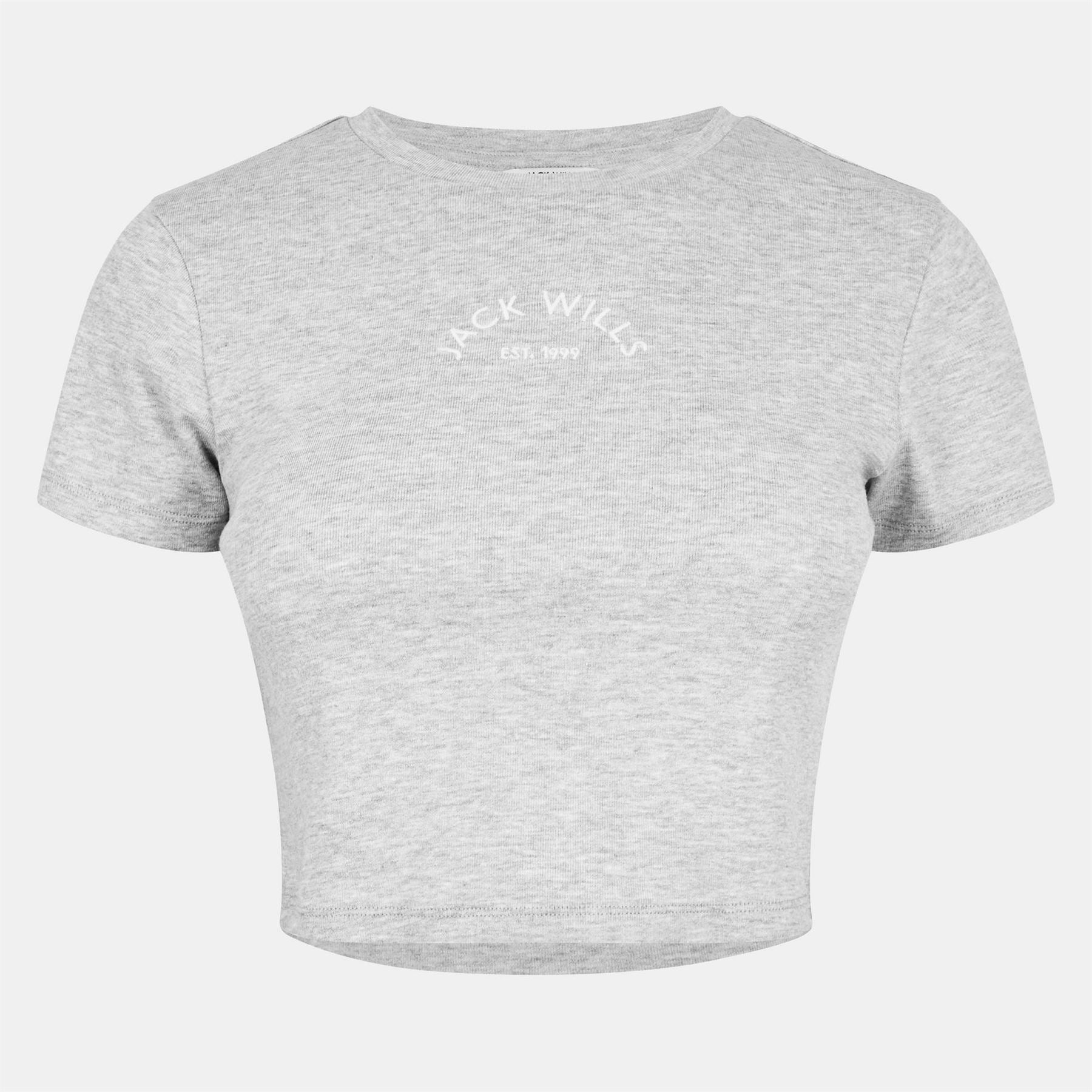 Jack Wills Cropped Baby Tee Ladies