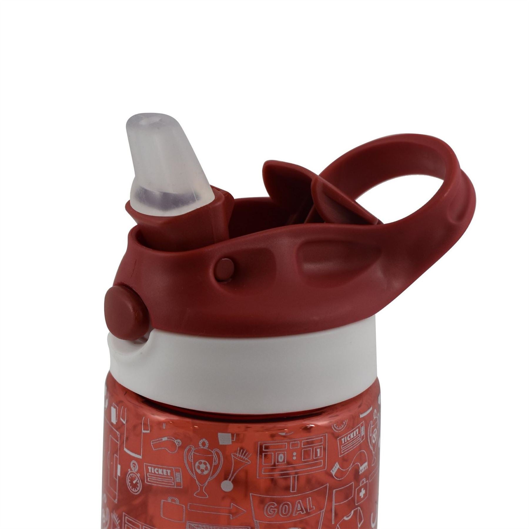 Team 480ml Plastic Football Water Bottle