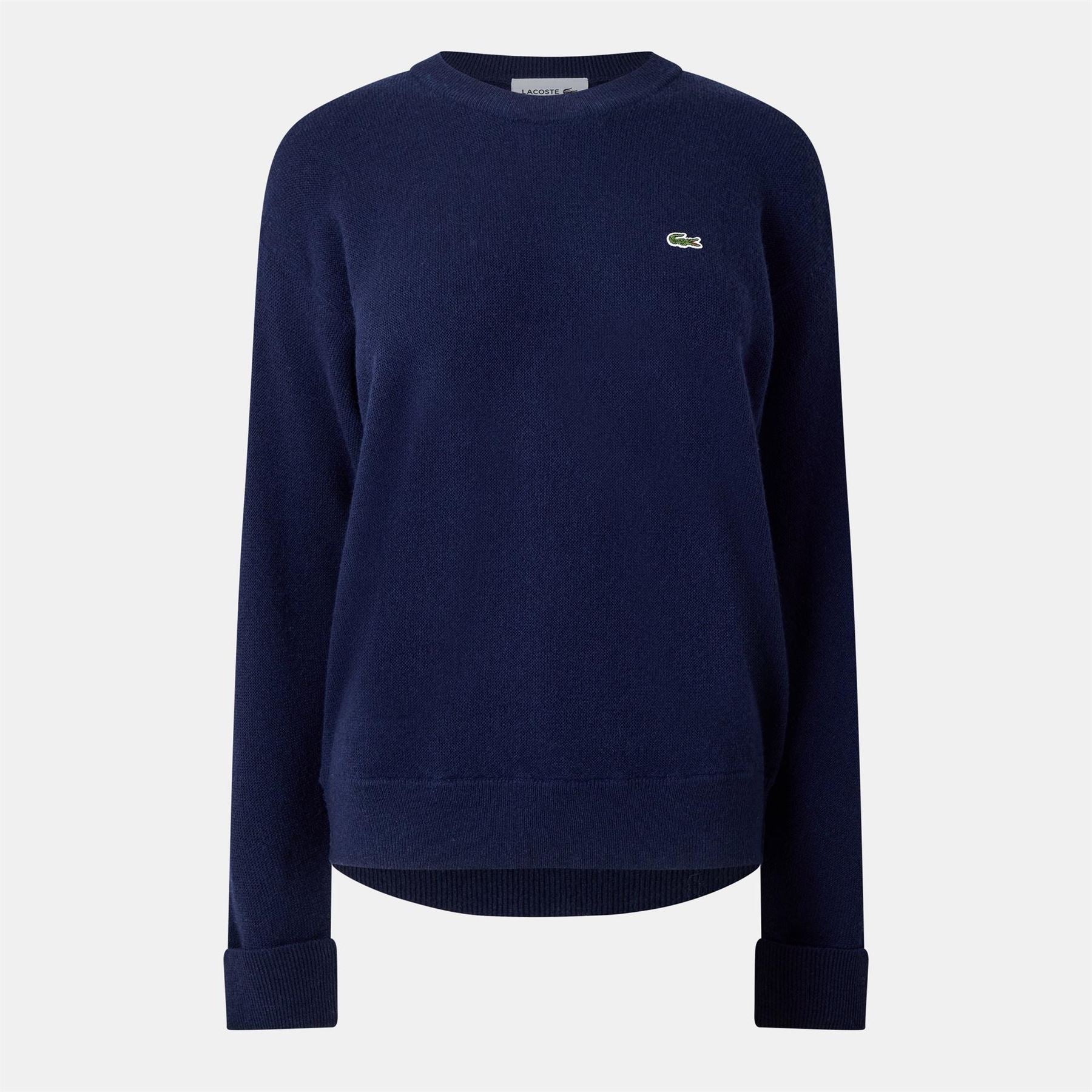 Lacoste Crocodile Print Regular Fit Long Sleeve Sweater