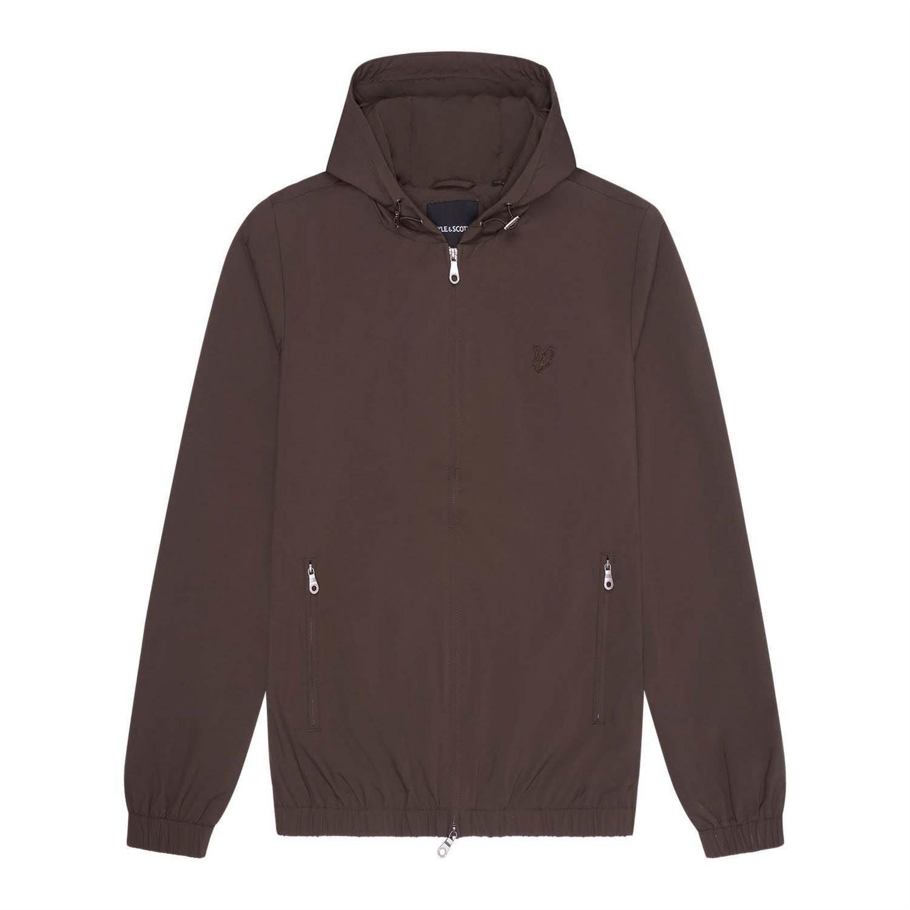 Lyle and Scott Eagle Hooded Bomber Jacket