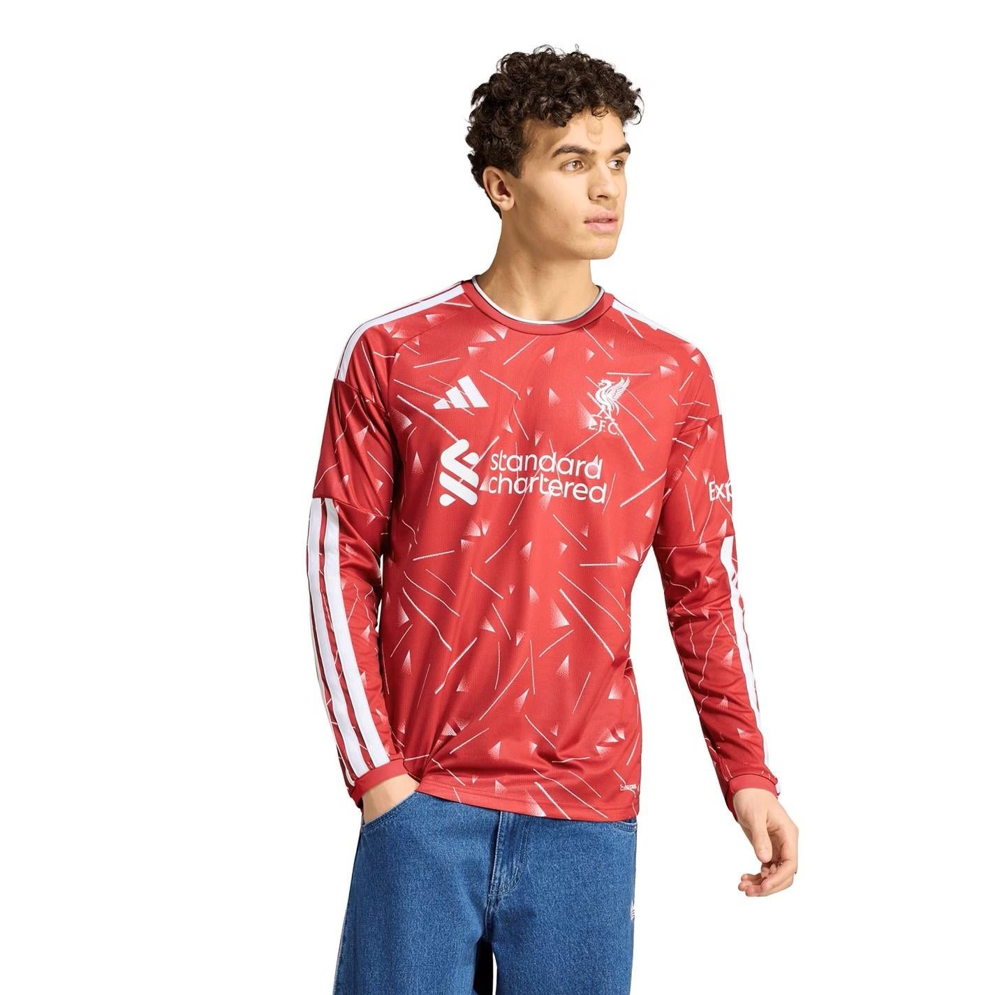 adidas Mens 2026 2027 Home Long Sleeved Shirt