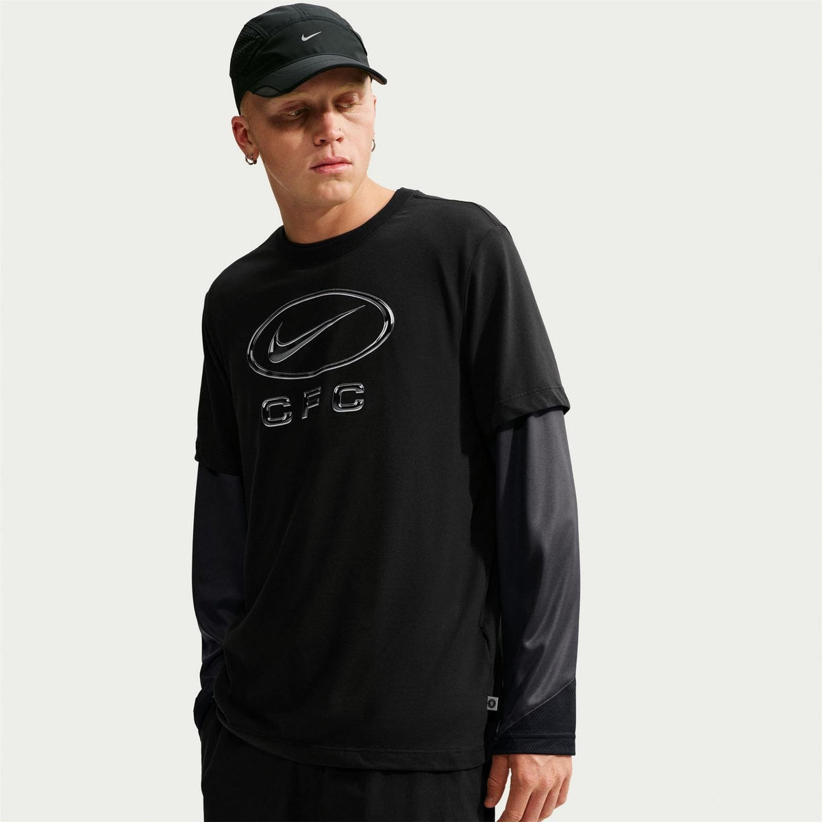 Nike Swoosh Chelsea Fan Edition Cotton Short Sleeve T-Shirt