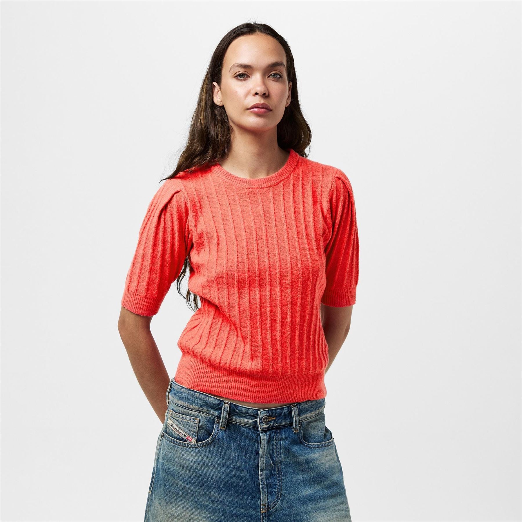 French Connection Lola Short Sleeve Crew Neck Jumper