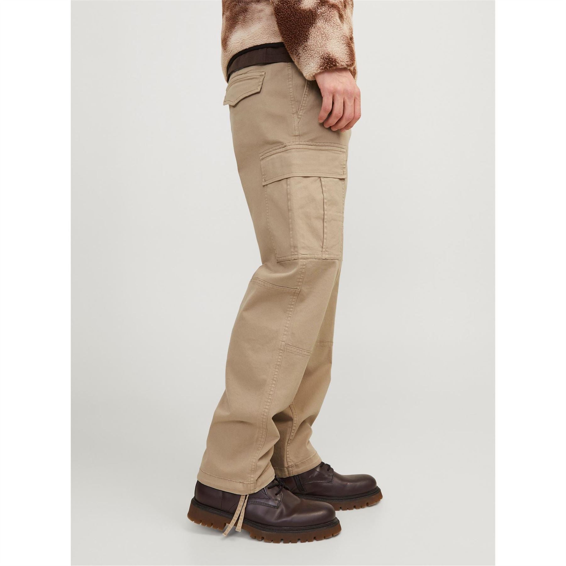 Jack and Jones Harlow Elastic Cuff Straight Leg Cargo