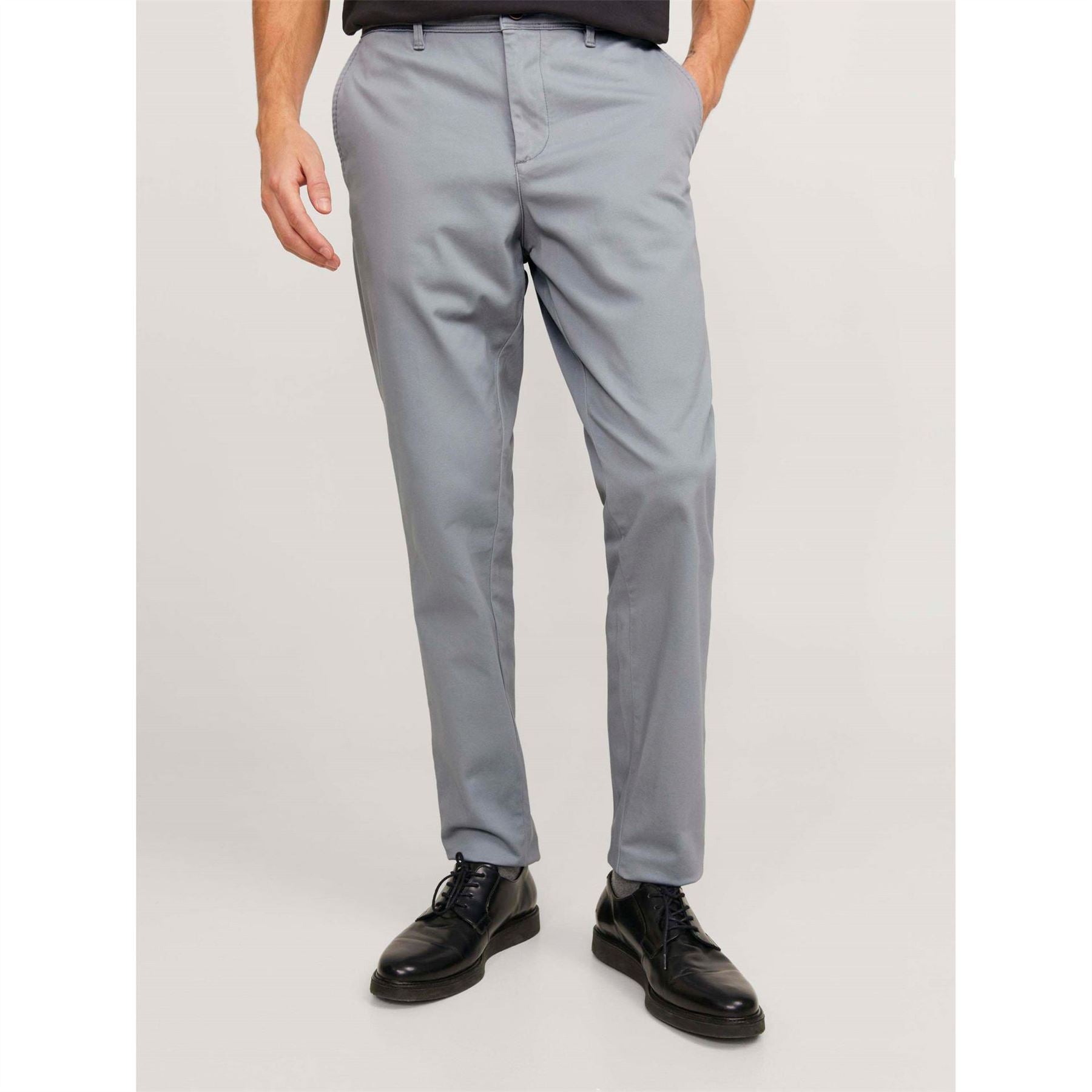 Jack and Jones Marco Bowie Solid Patterned Slim Five Pocket Chinos