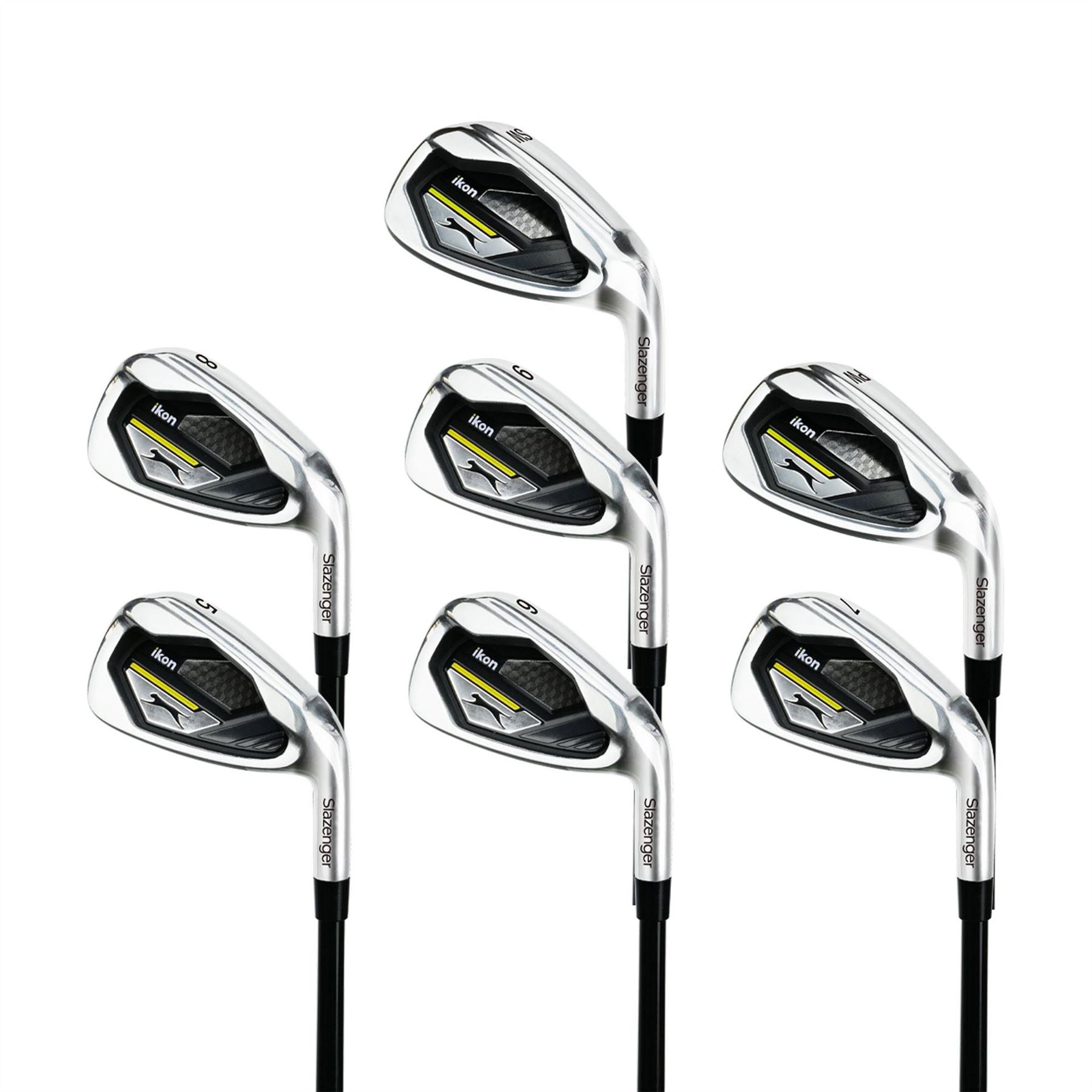 Slazenger Vseries Graphite Shaft Golf Club Set With Stand Bag Mens