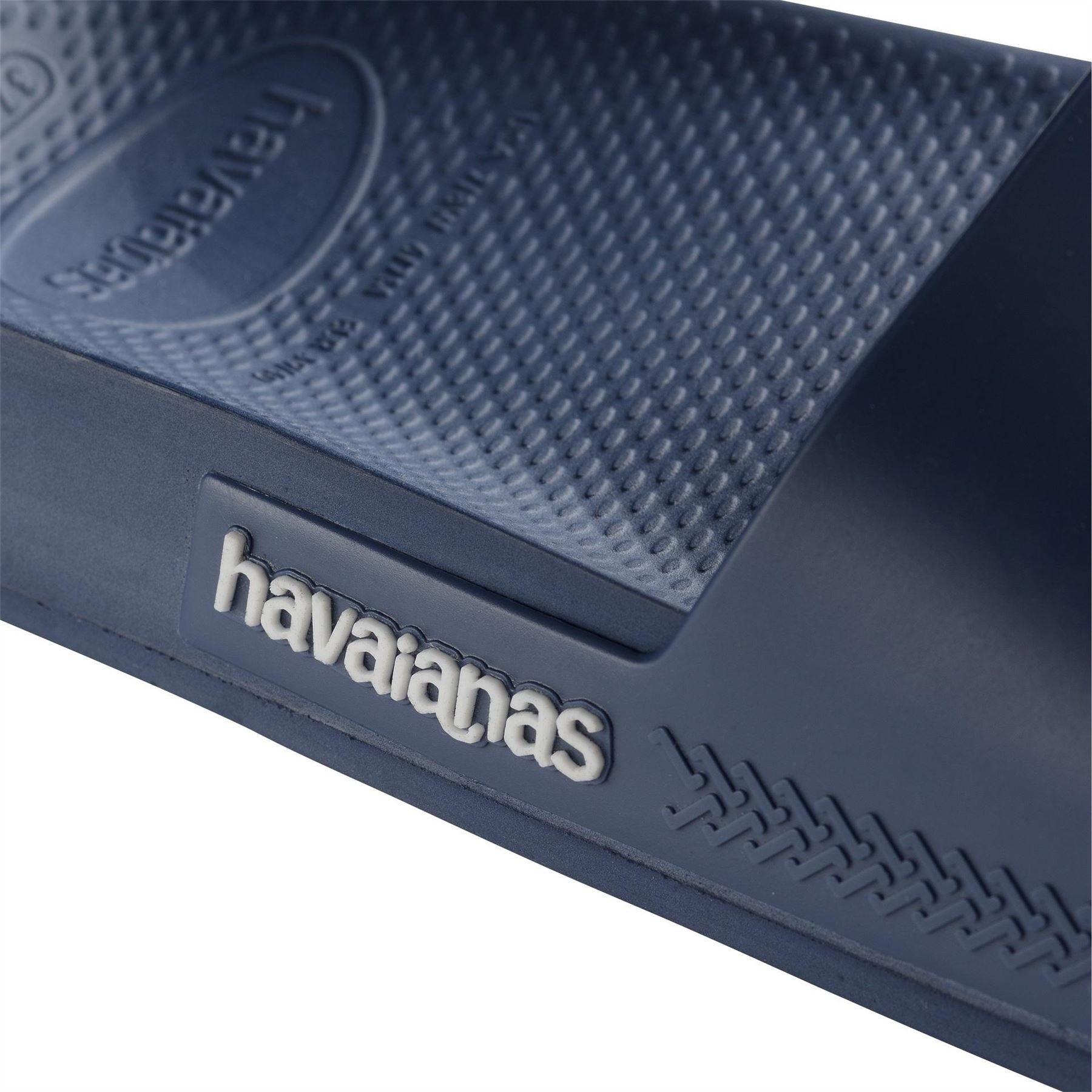 Havaianas Solid Patterned Open Toe Slide Sandals