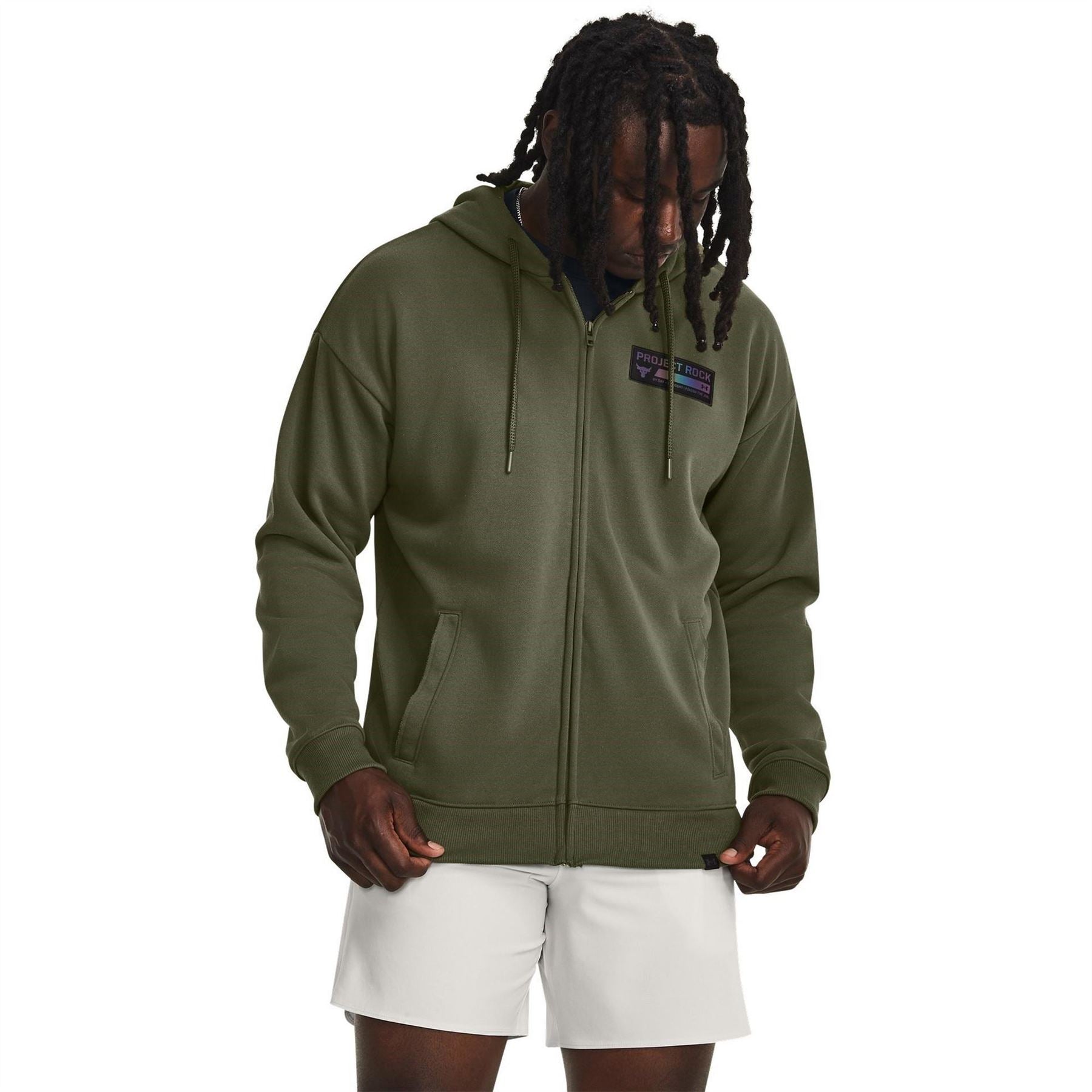 Under Armour Mens Armour Pjt Rock Hwt Terry FulL-Zip Fleece