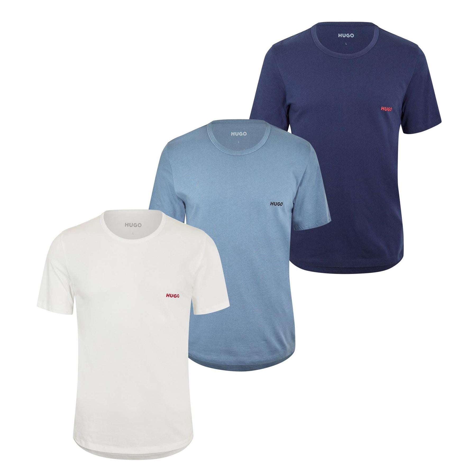 Hugo Pack Of Pyjama T-Shirts