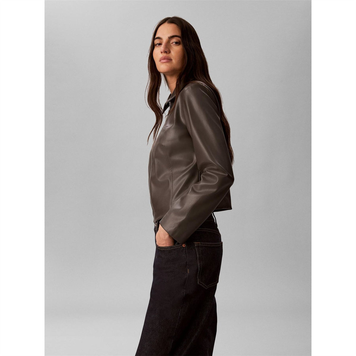 Calvin Klein Jeans Faux Leather Jacket