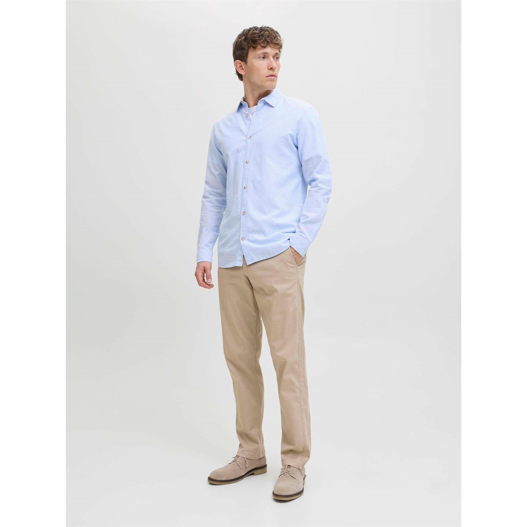 Jack and Jones Kane Dave Solid Patterned Chino Trousers