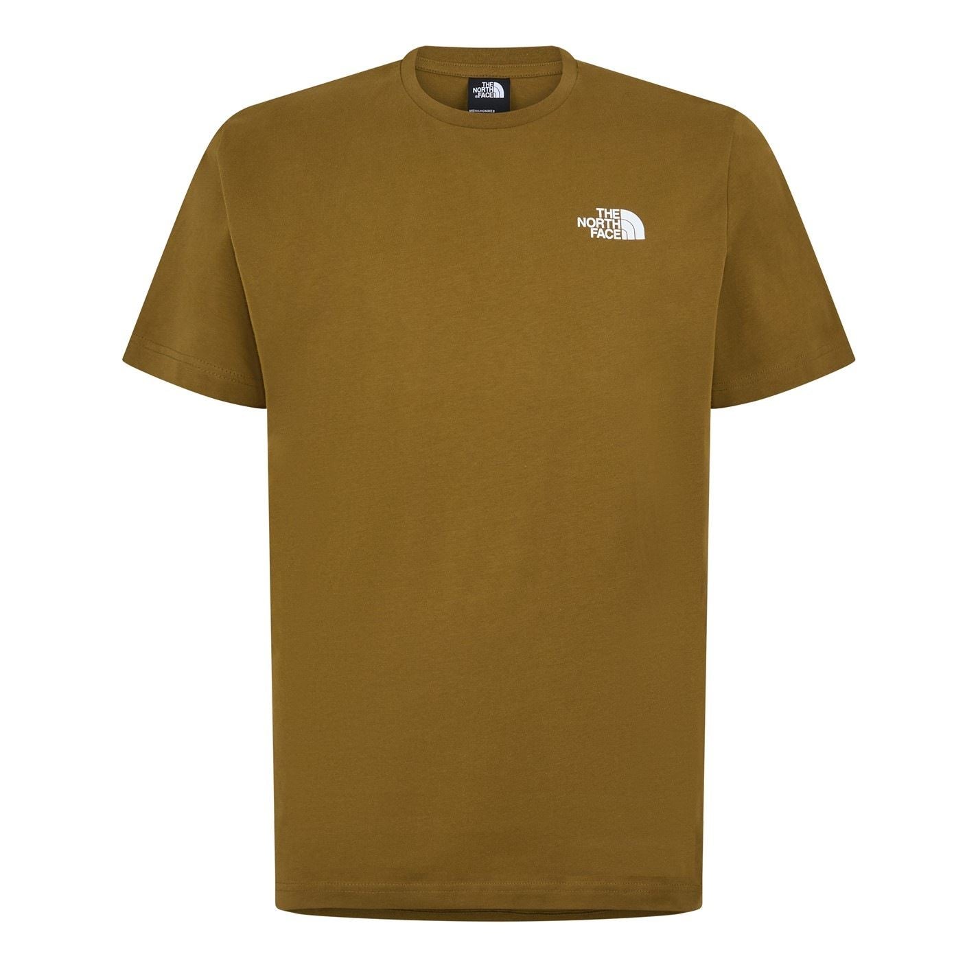 The North Face North Face M S S Box Nse Tee Moss Green Tnf bl