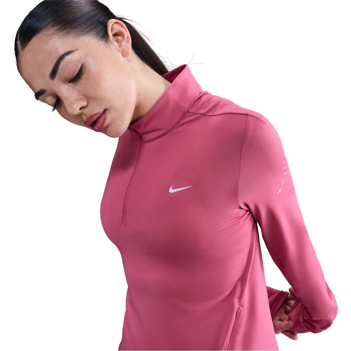Nike Womens Swift 1 4 Zip Running Top