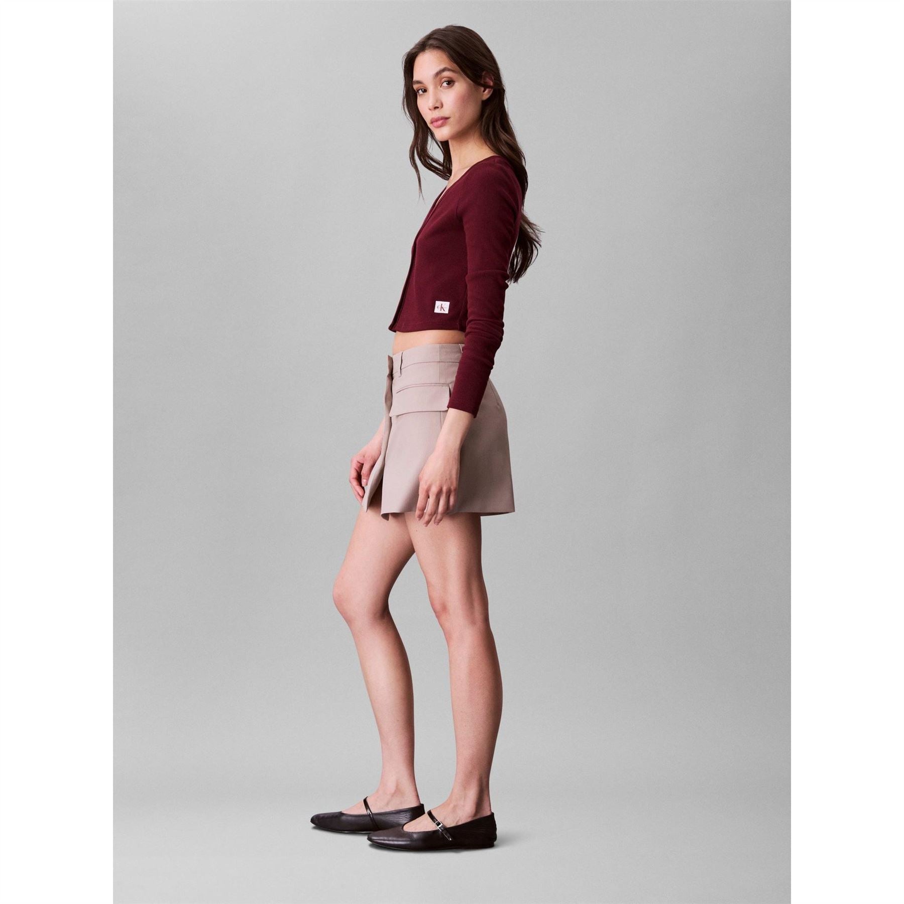 Calvin Klein Jeans V-Neck Long Sleeve Regular Fit Sweater