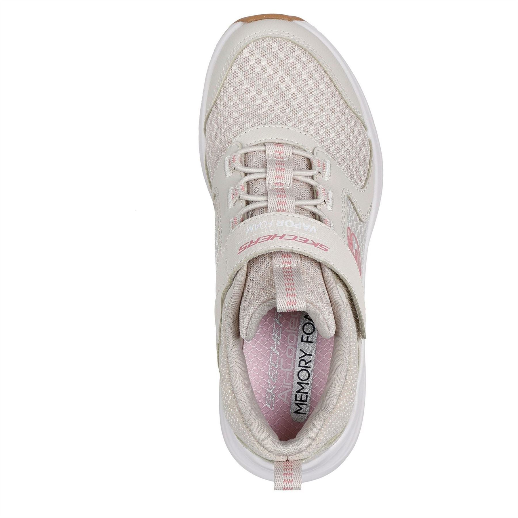 Skechers And Strap Qtr Overlay Mesh S Slip On Trainers Unisex Kids