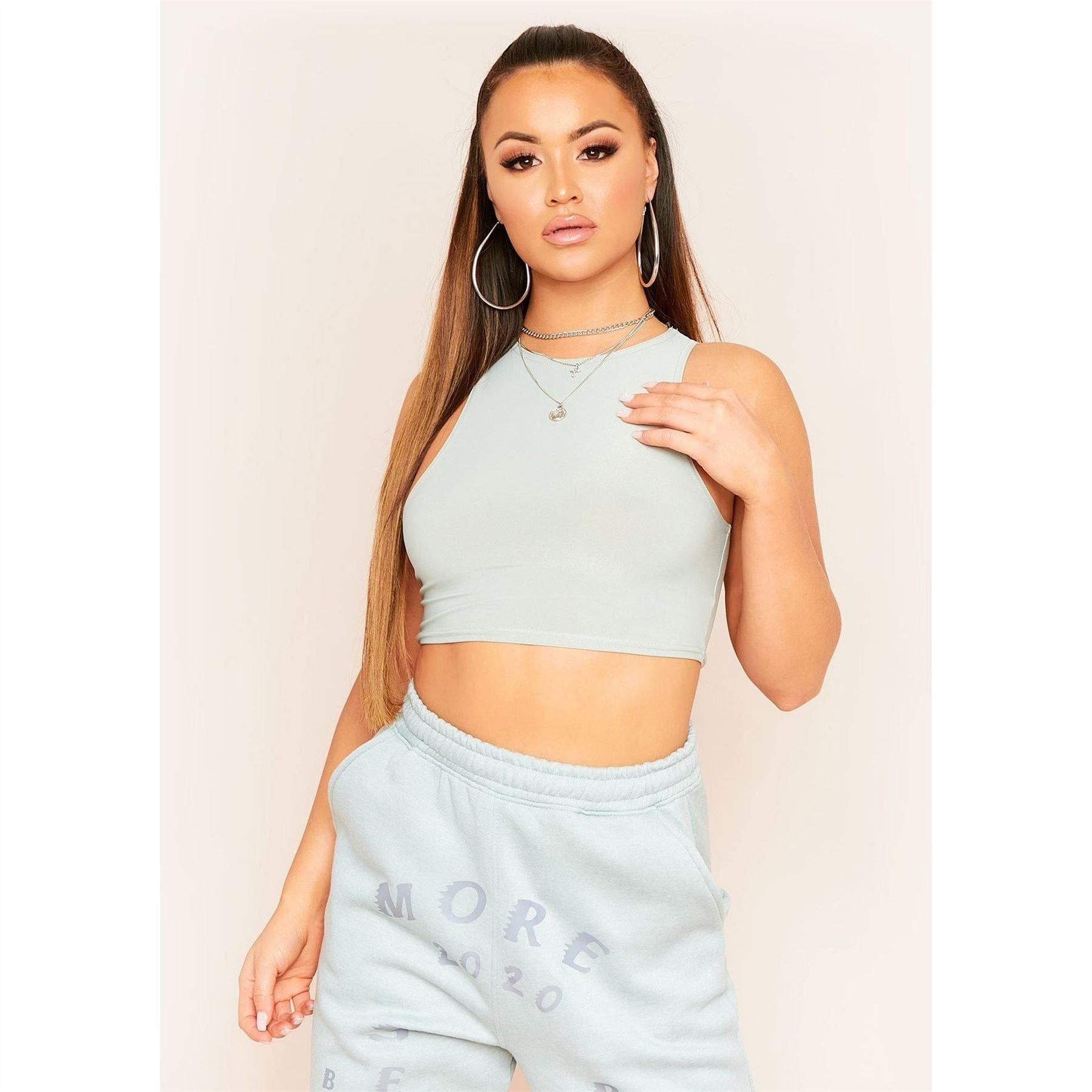 Missy Empire Racer Crop Top