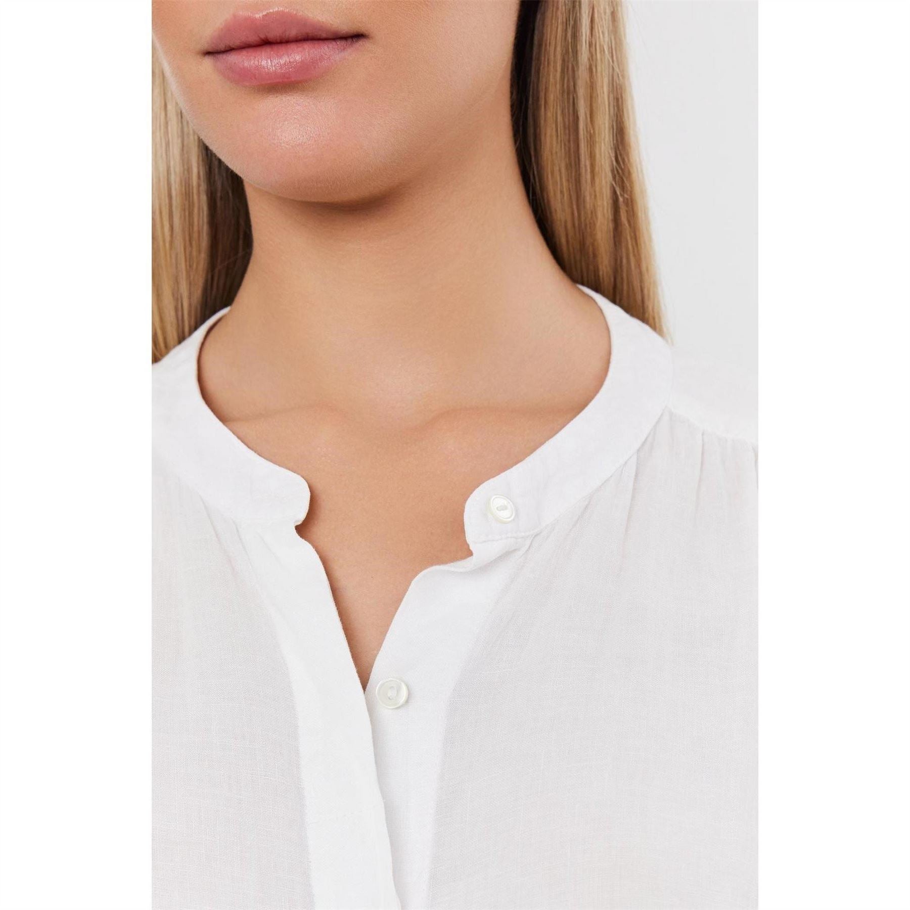 Velvet by Graham and Spencer Regular Fit Band Collar Shirt