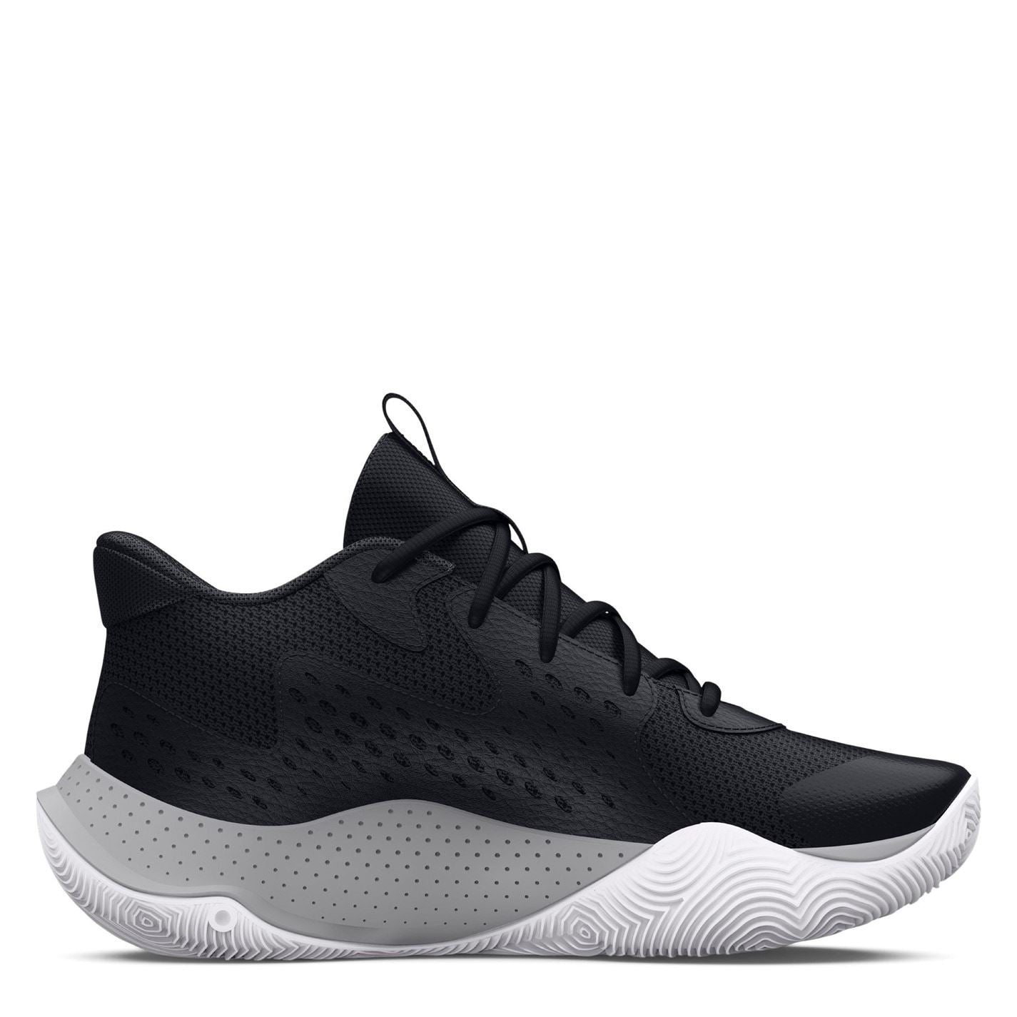 Under Armour Kids Jet 23 Graphic Print Basketball Canvas Low Top Sneakers