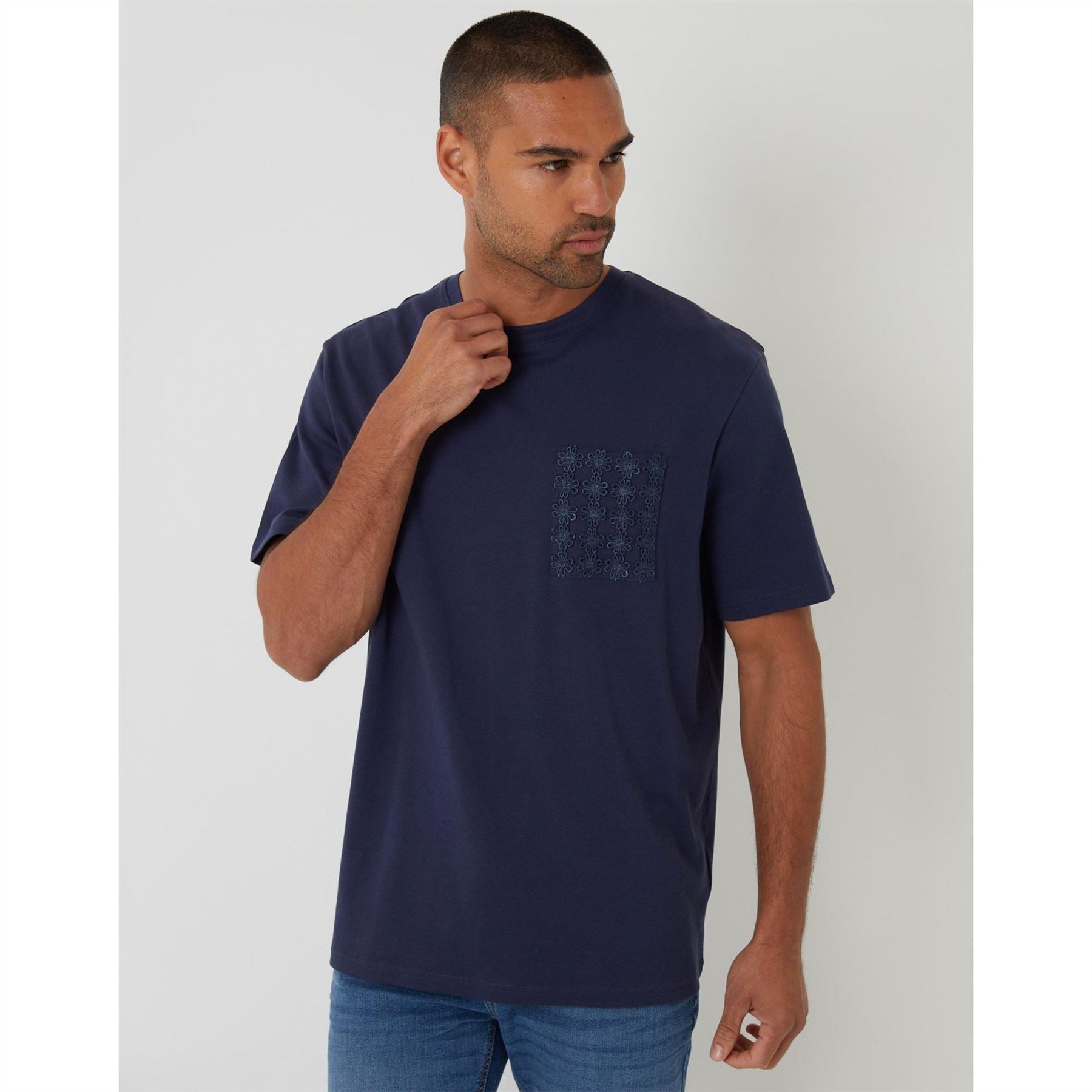 Threadbare Hyde Regular Fit Crew Neck T-Shirt