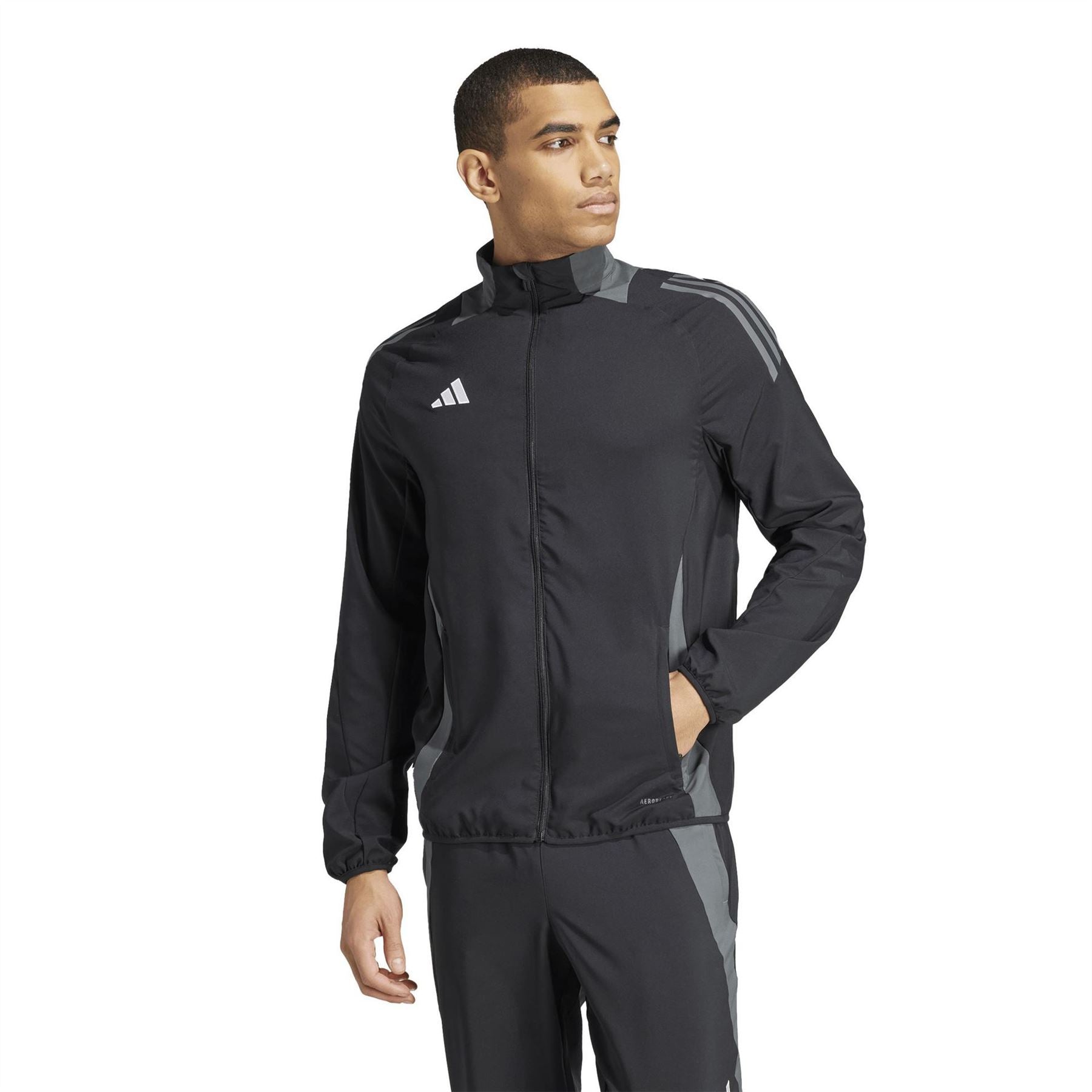 adidas Tiro 19 Funnel Neck Raglan Sleeve Athletic Top