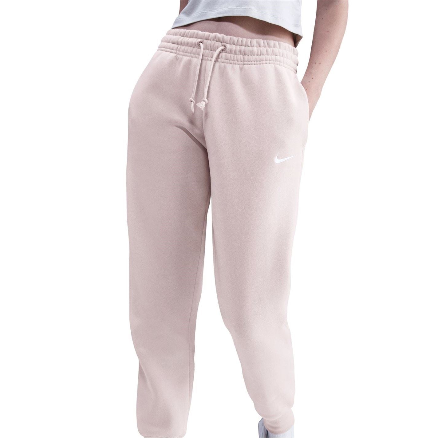 Nike Womens Sportswear Phoenix Fleece Mid Rise Sweatpants