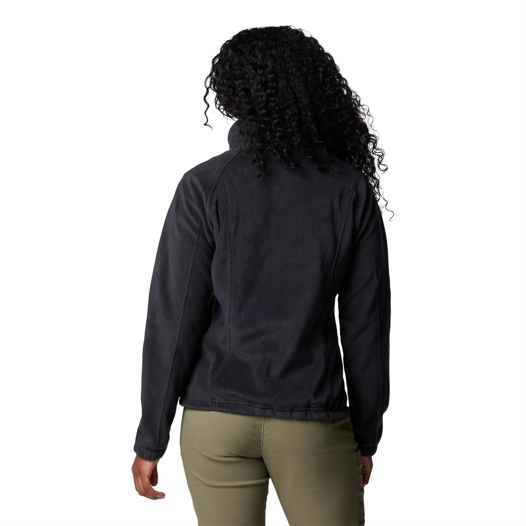 Columbia Benton Solid Patterned Full Zipper Ribbed Cuff Jacket