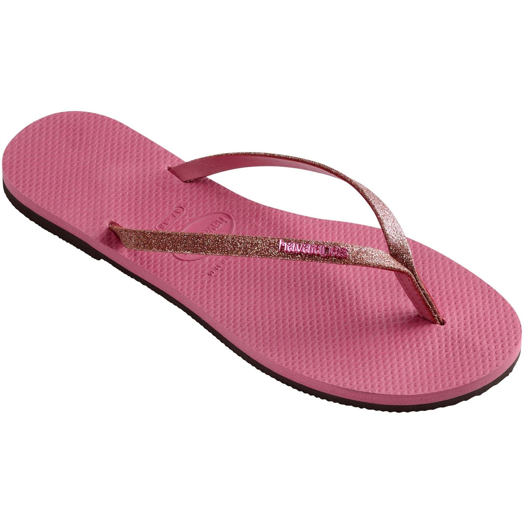 Havaianas Womens Hav. You Glitter Golden 35 36 Flip Flops