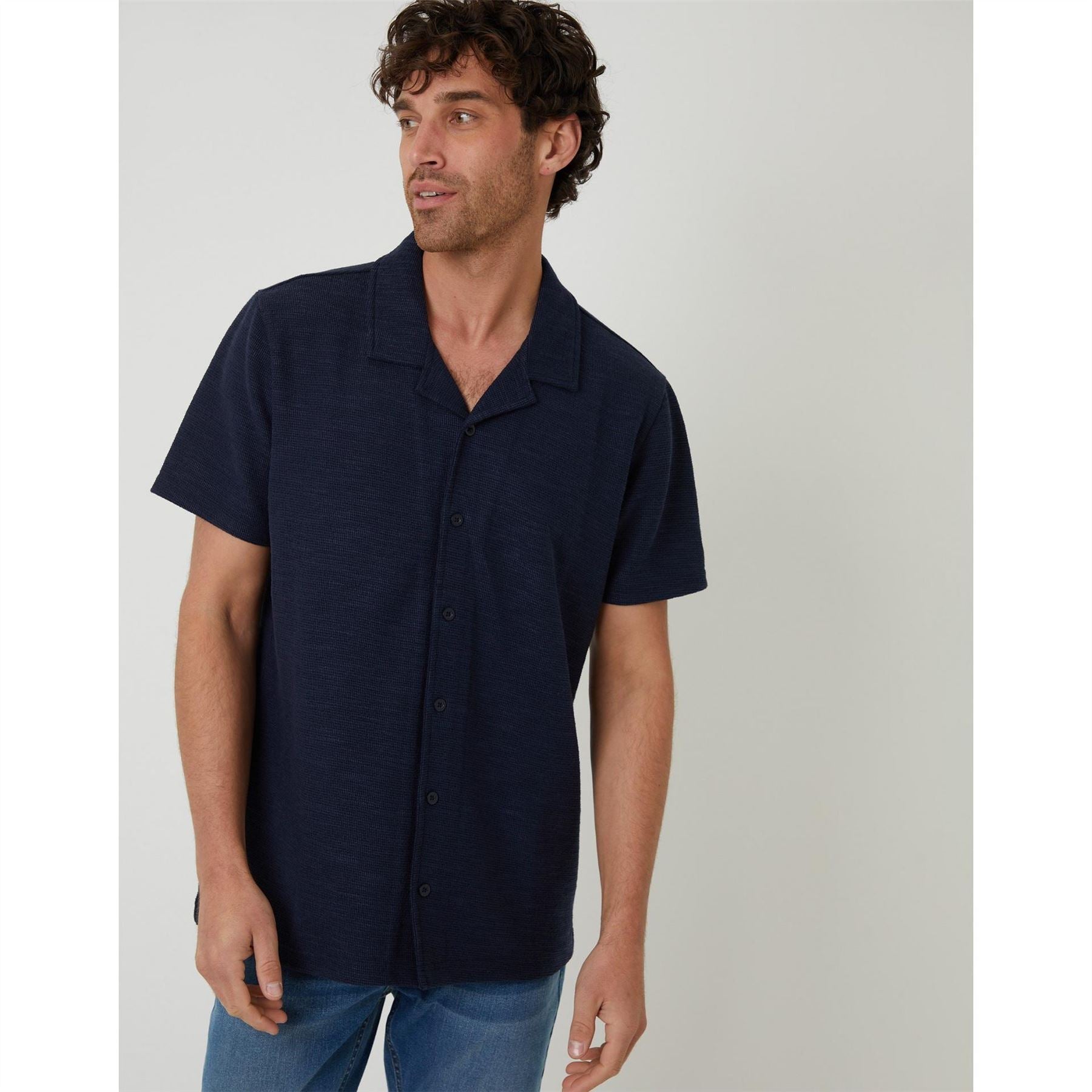 Threadbare Antti Relaxed Fit Short Sleeve Shirt