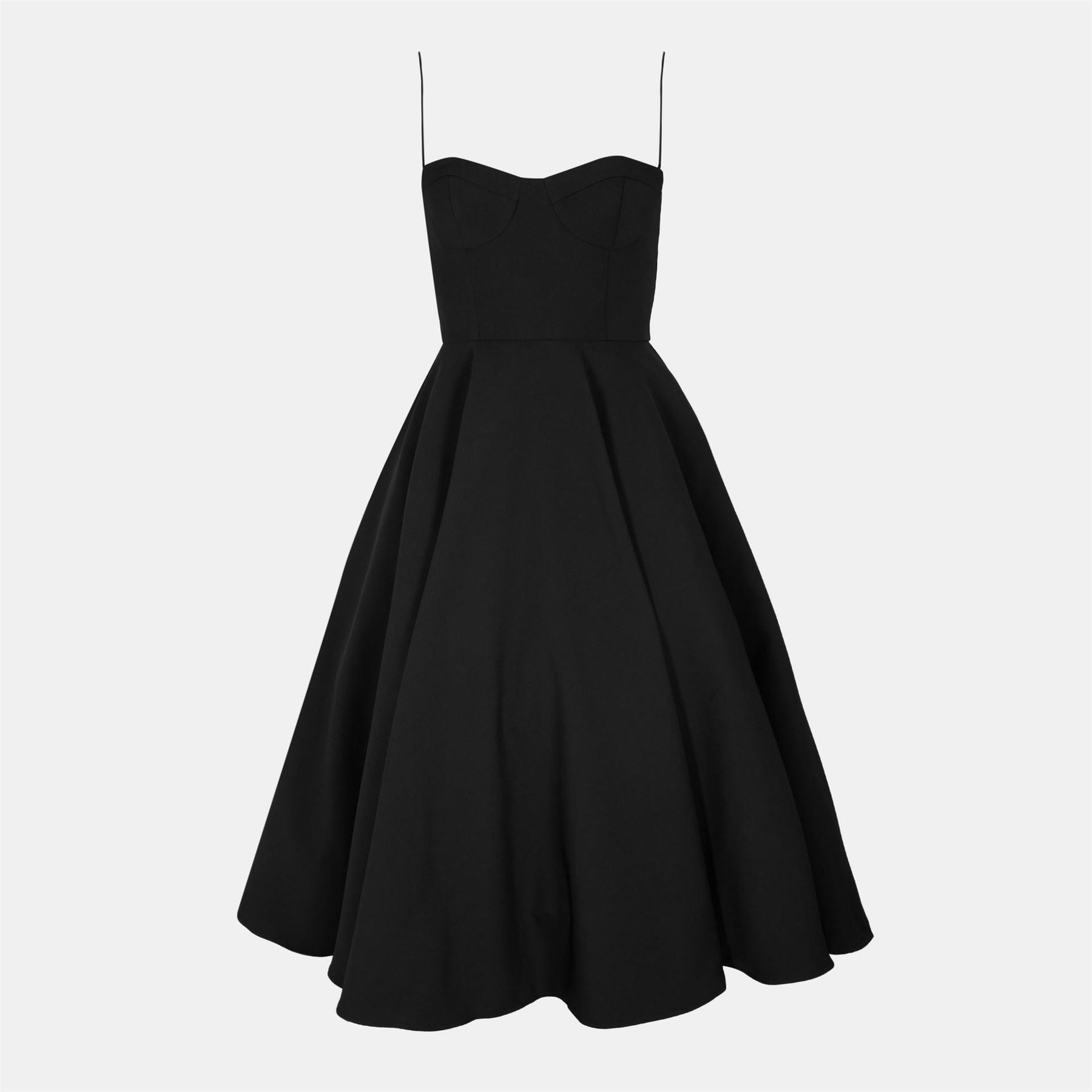 Jarlo Jones Sweetheart Neck Midi A-Line Dress