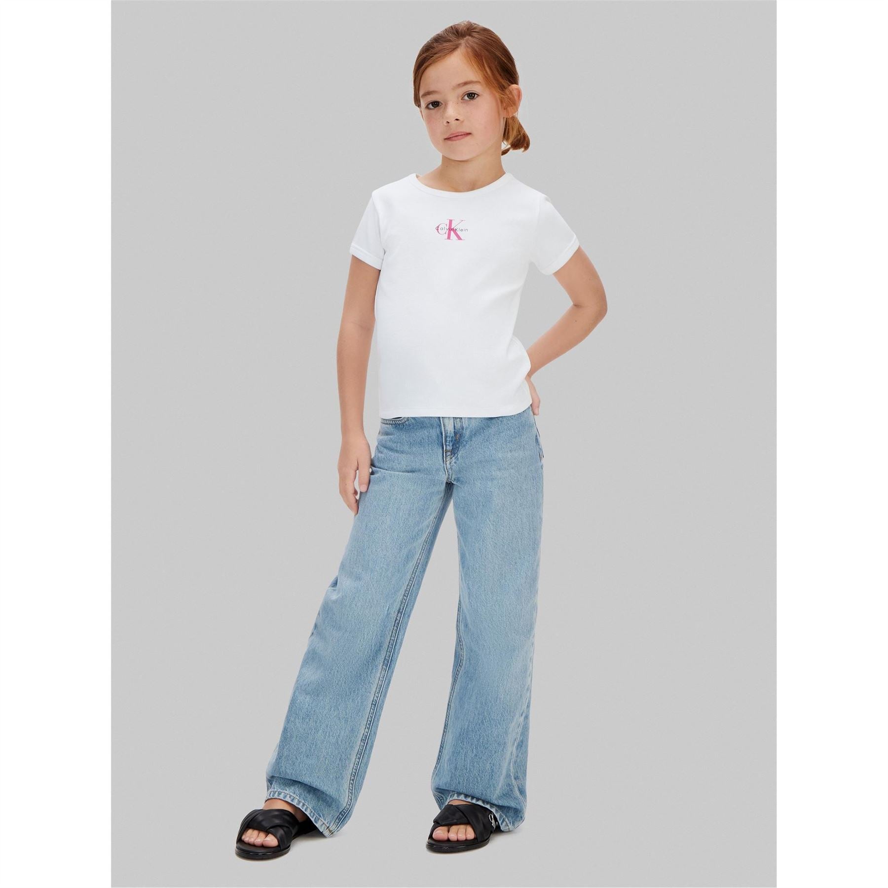 Calvin Klein Jeans Mono Baby Tee Jn62