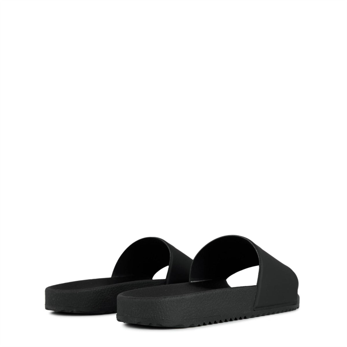 Hugo Logo Print Open Toe Slides