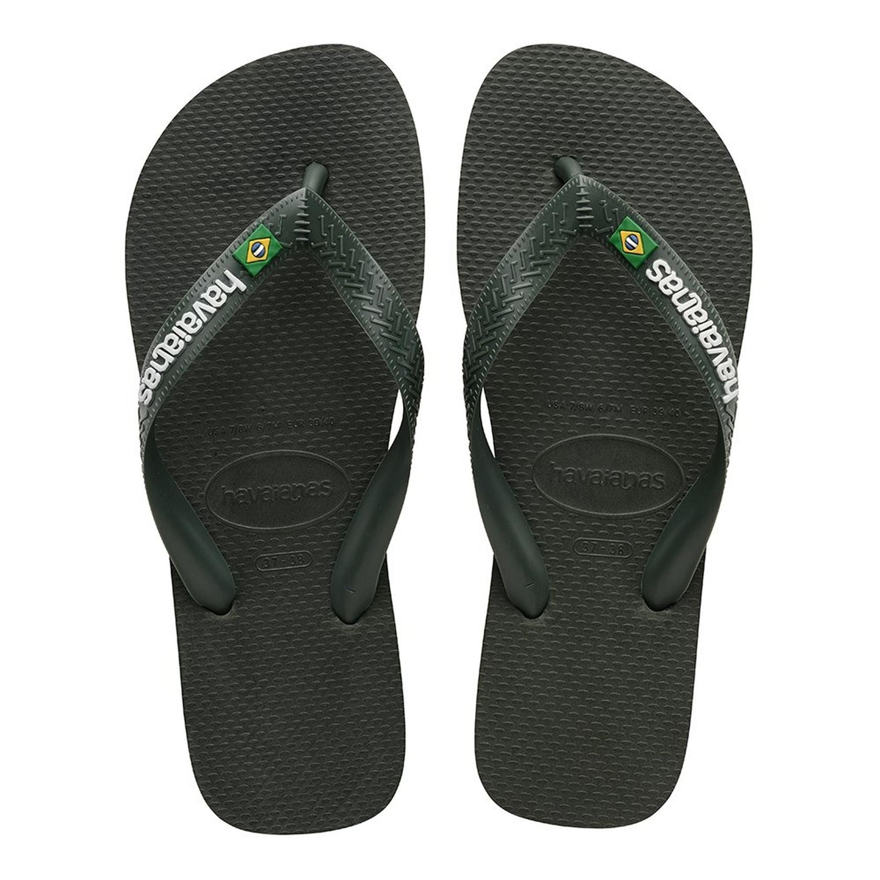 Havaianas Brasil Logo Flip Flops