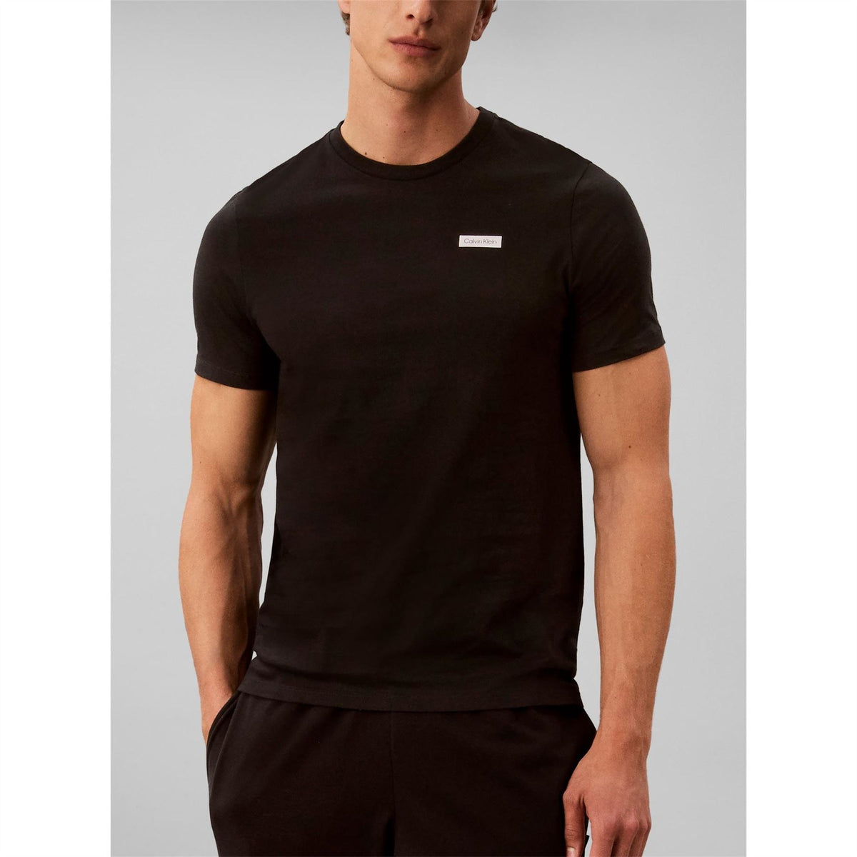 Calvin Klein Short Sleeve Cotton Crew Neck Pyjama Top