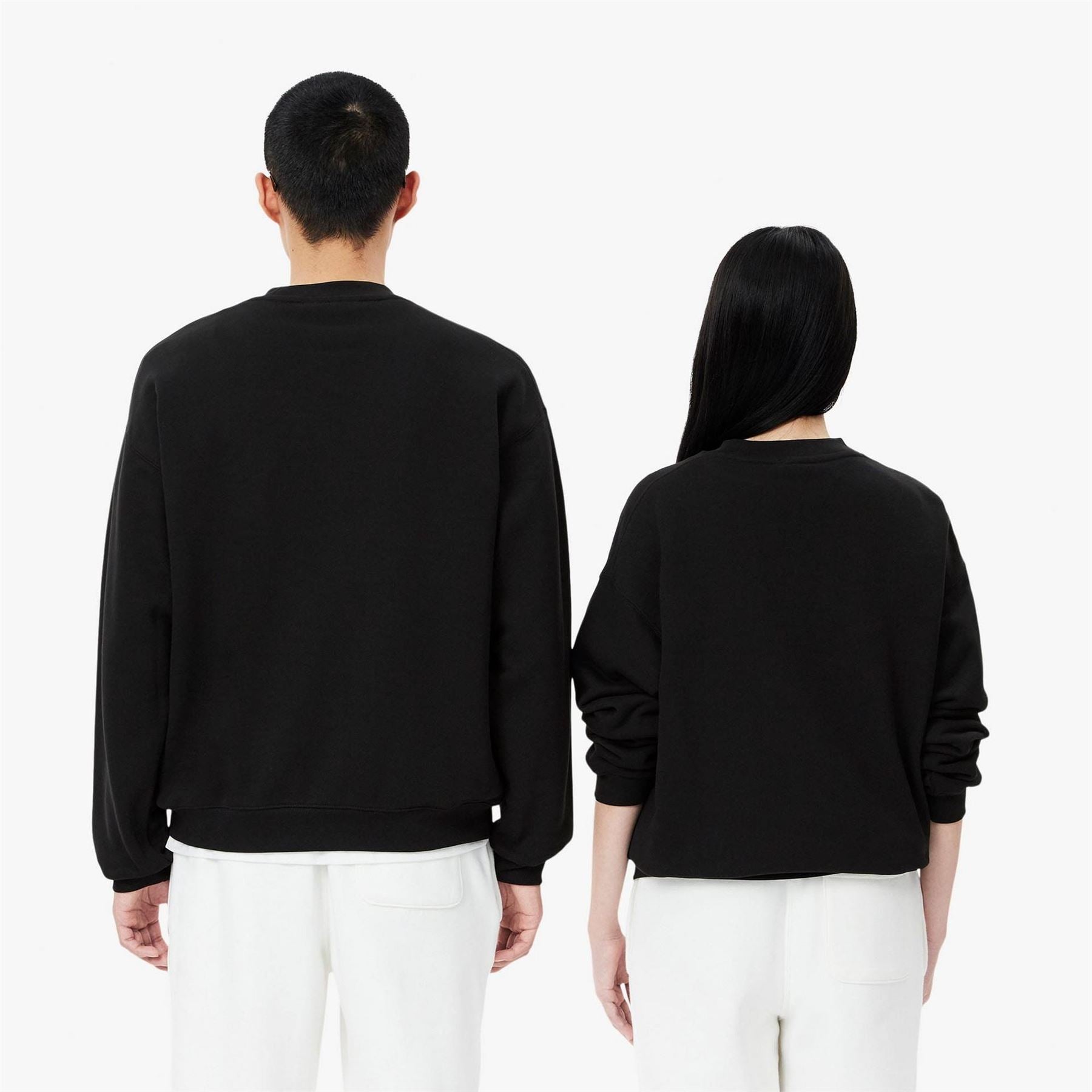 Lacoste Fit Badge Accent Fleece Sweatshirt