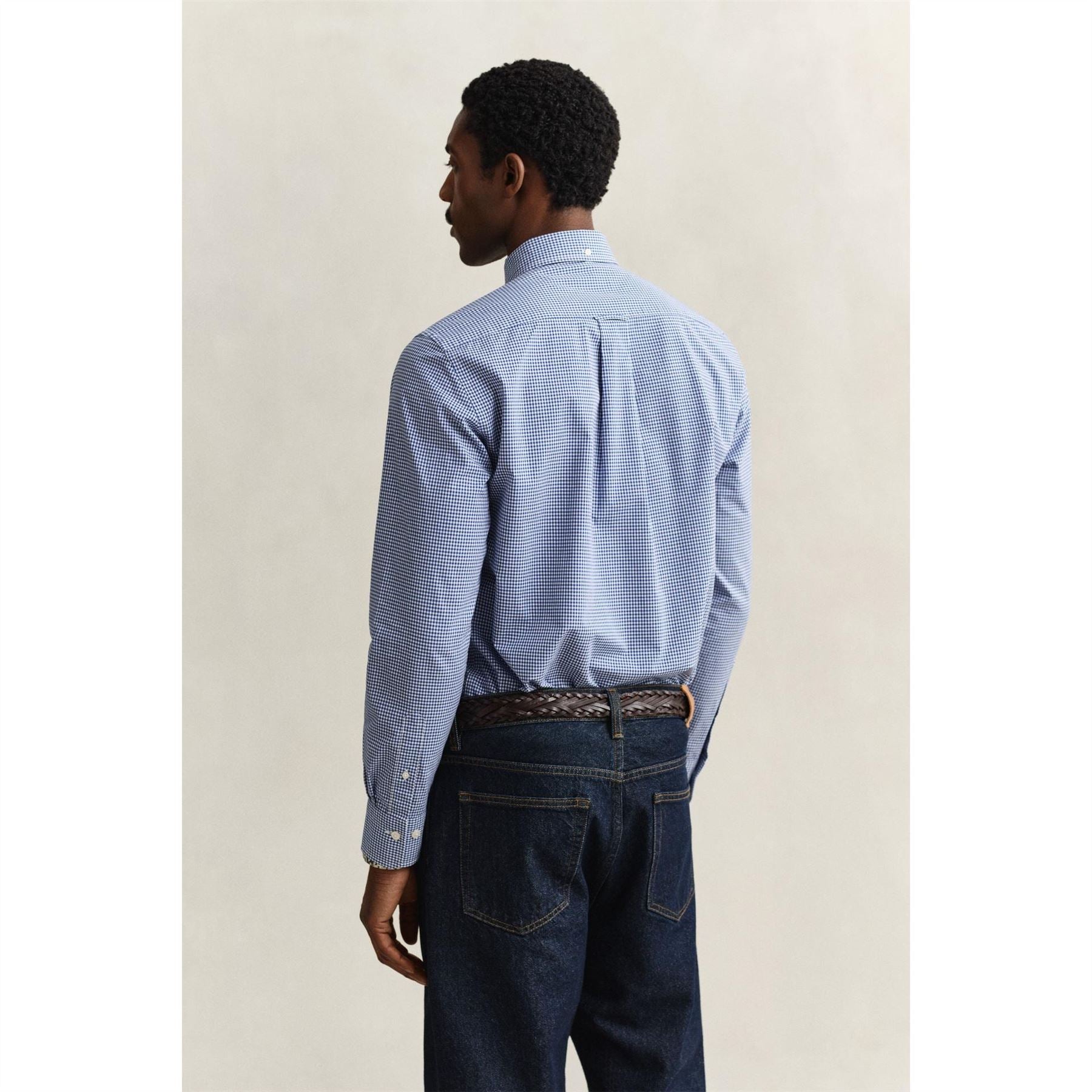 Gant Gingham Long Sleeve Button Down Collar Shirt